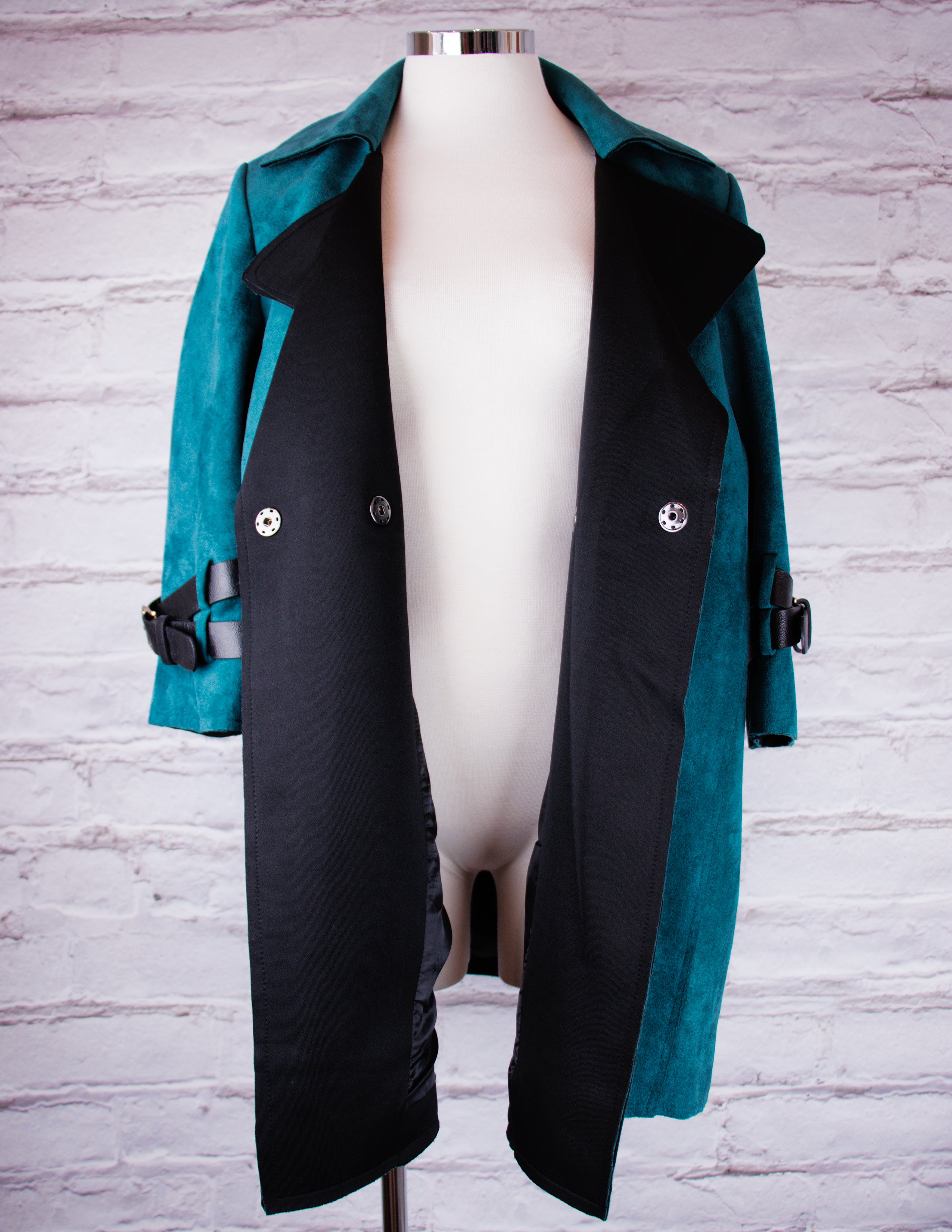 Suede Jacket- TEAL