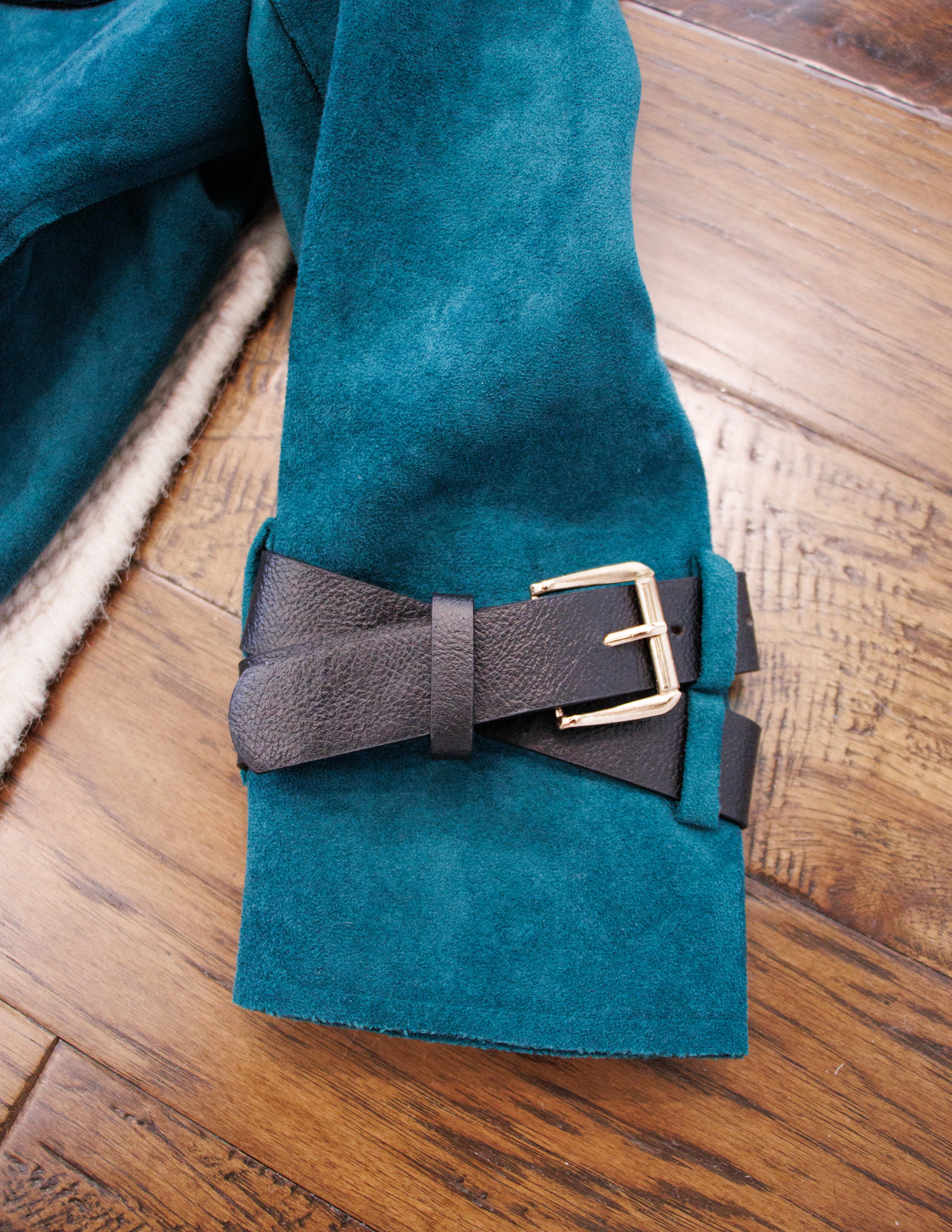 Suede Jacket- TEAL