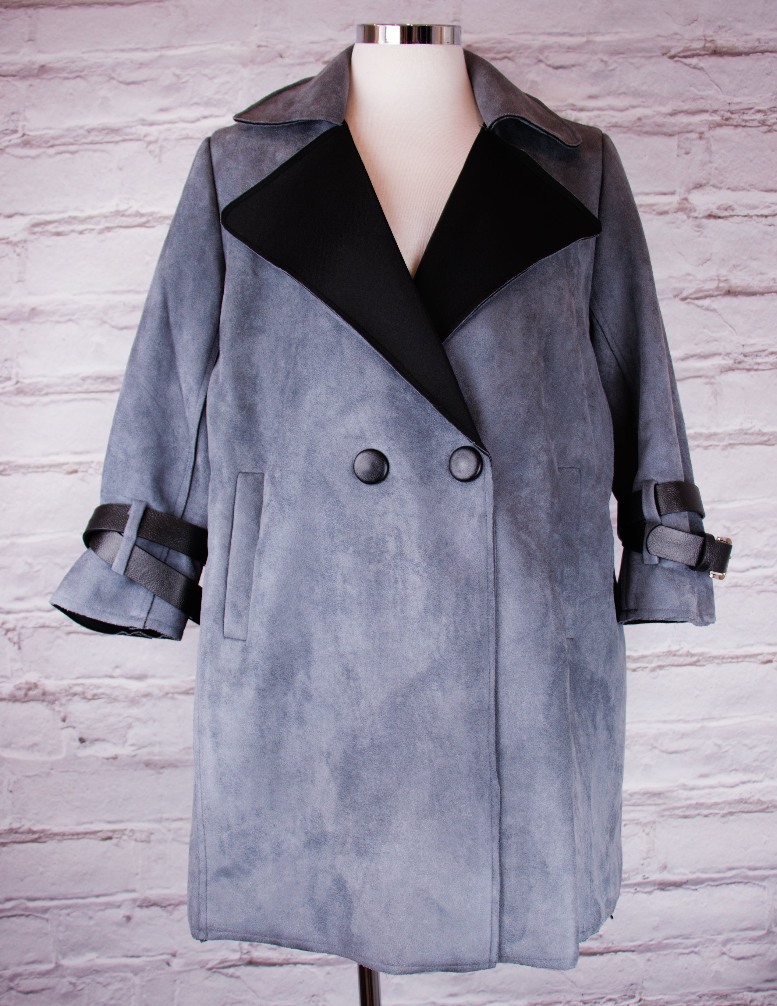 Suede Jacket- Smoke