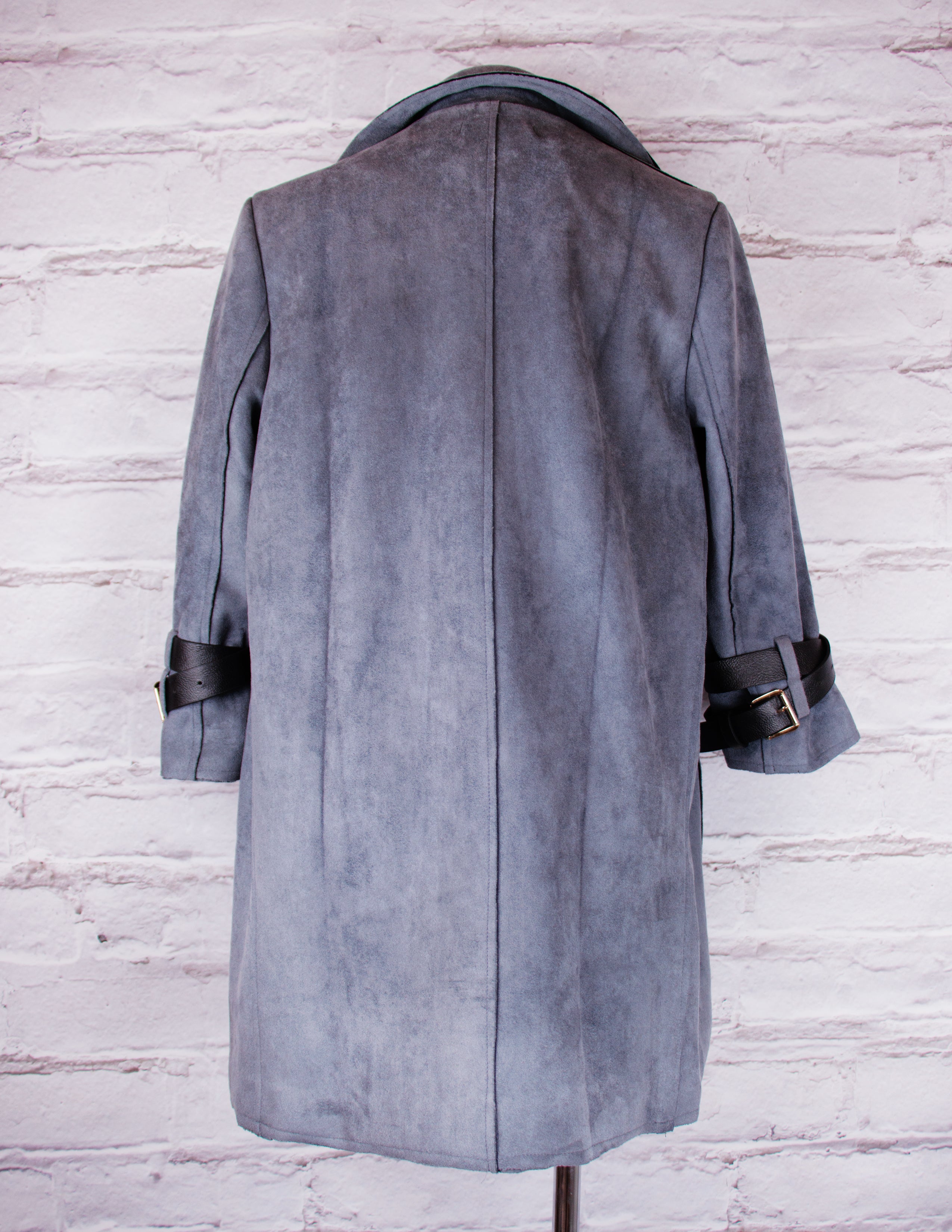 Suede Jacket- Smoke