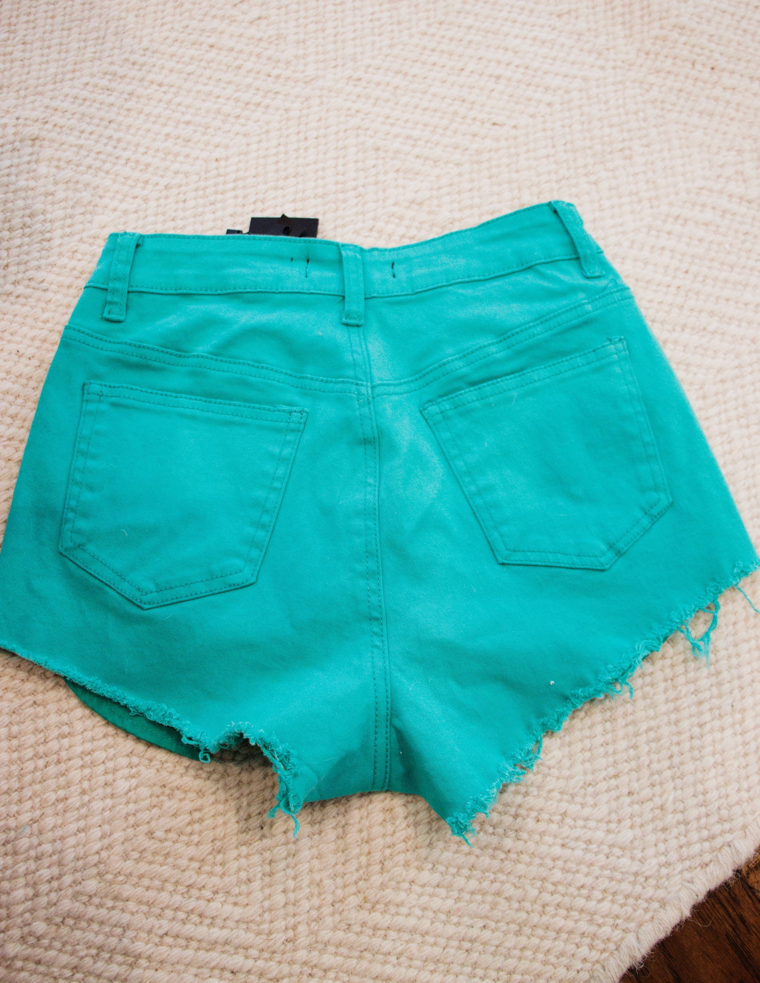 Green Mini Shorts