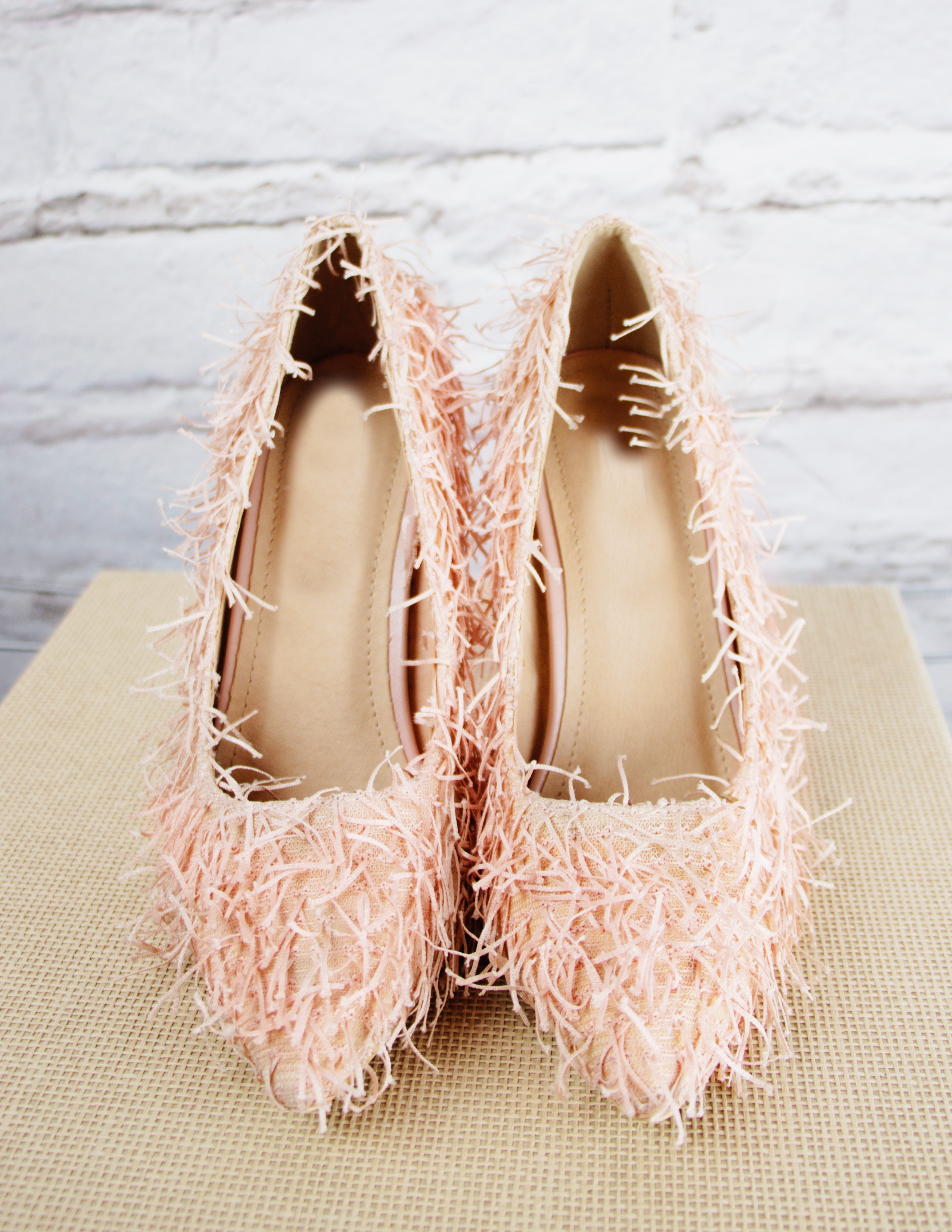 Pink Fringe Pumps