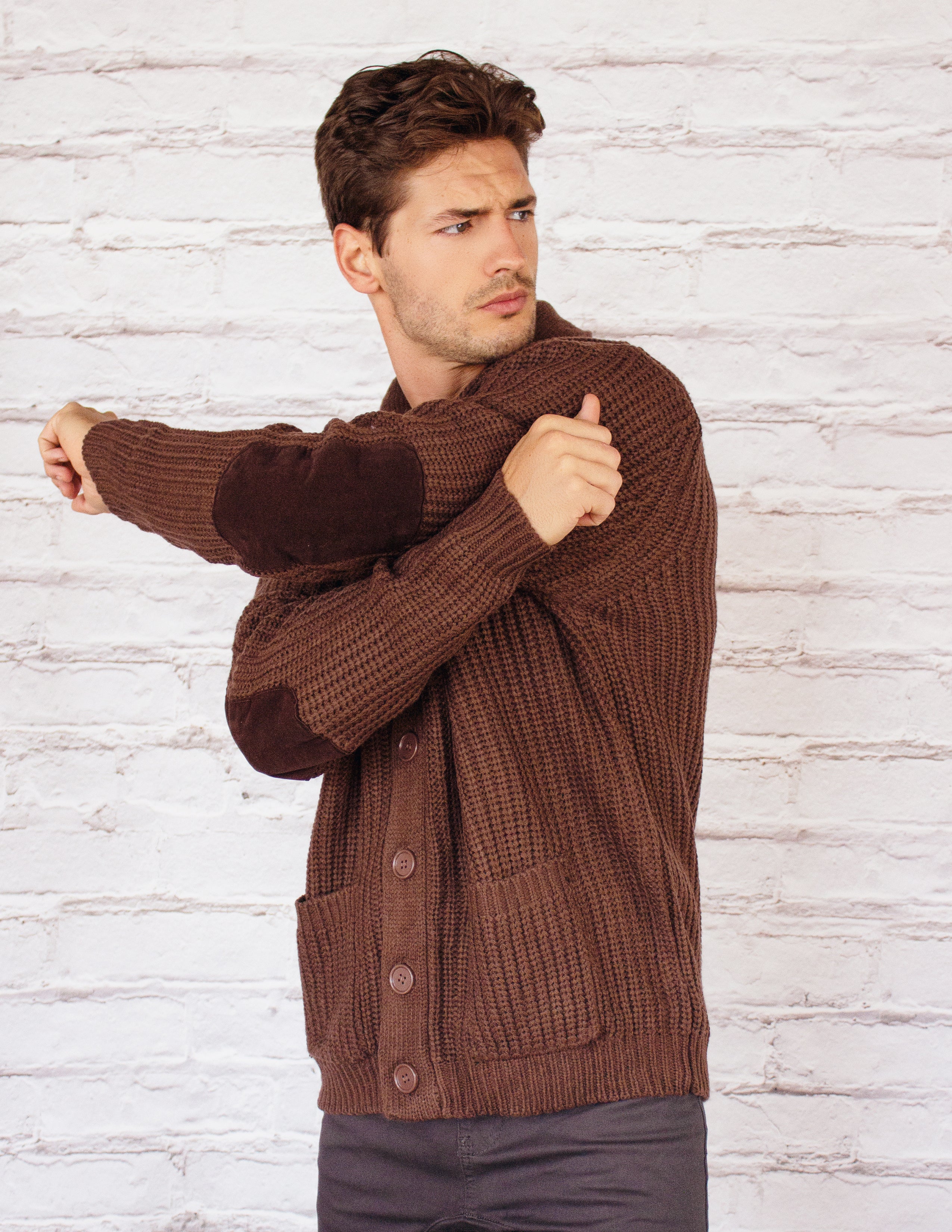 ALTIS CARDIGAN- CHOCOLATE