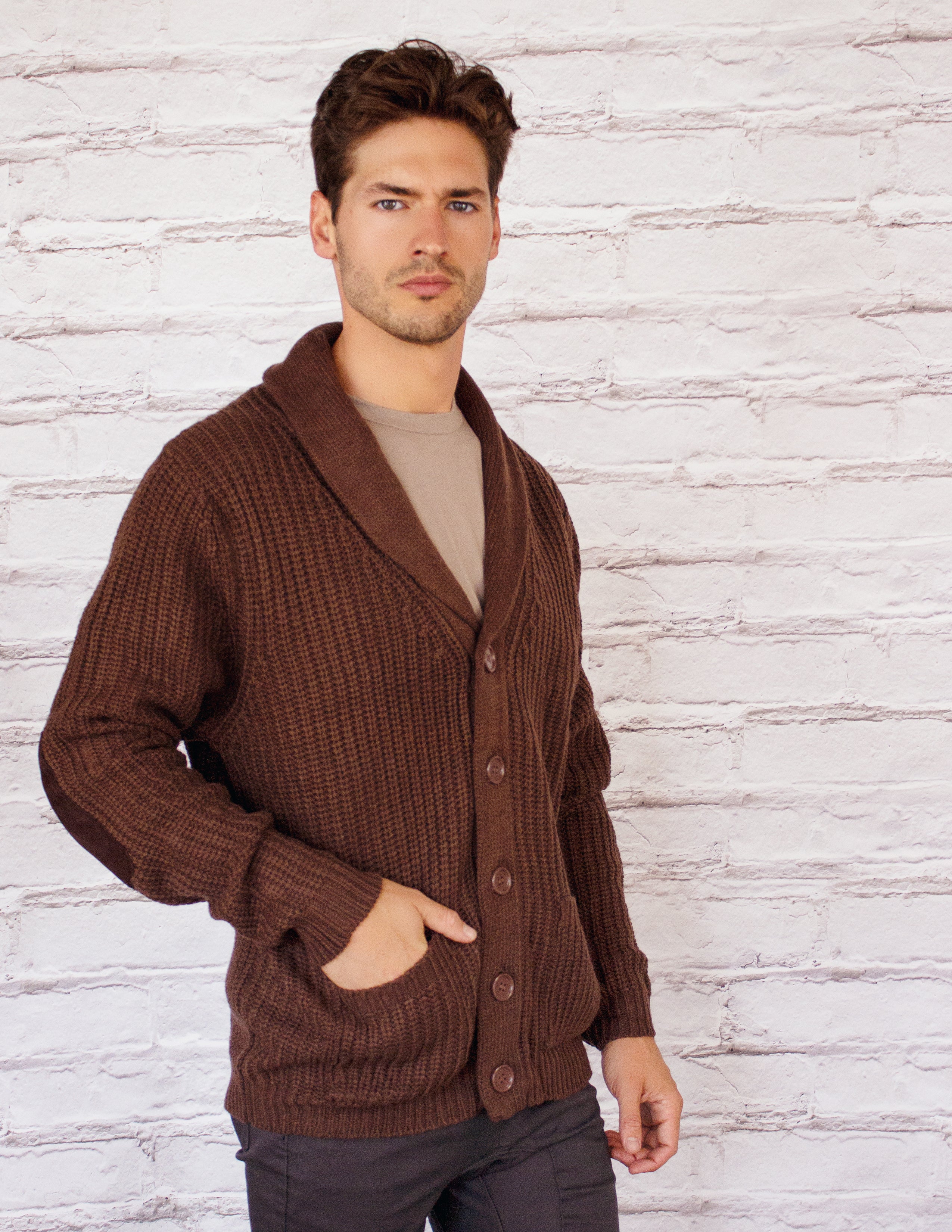 ALTIS CARDIGAN- CHOCOLATE