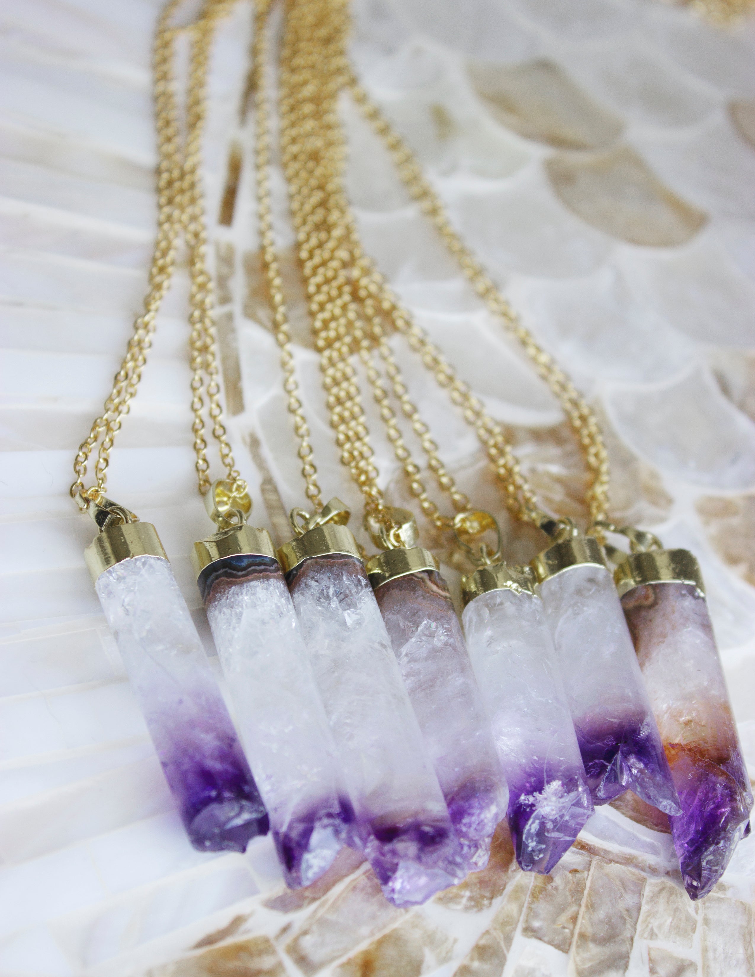 AMETHYST PENDANTS - Blue District
