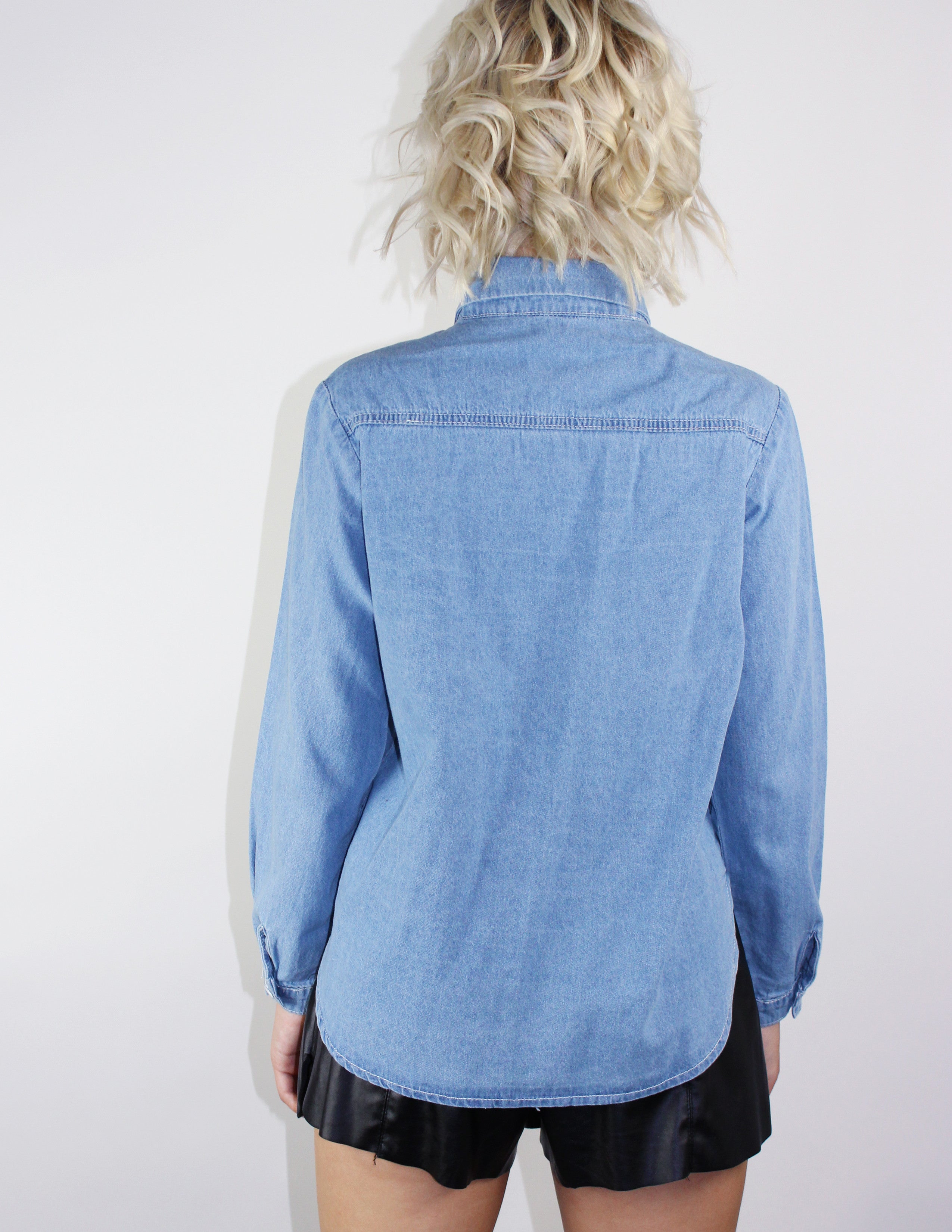 DENIM BLOUSE