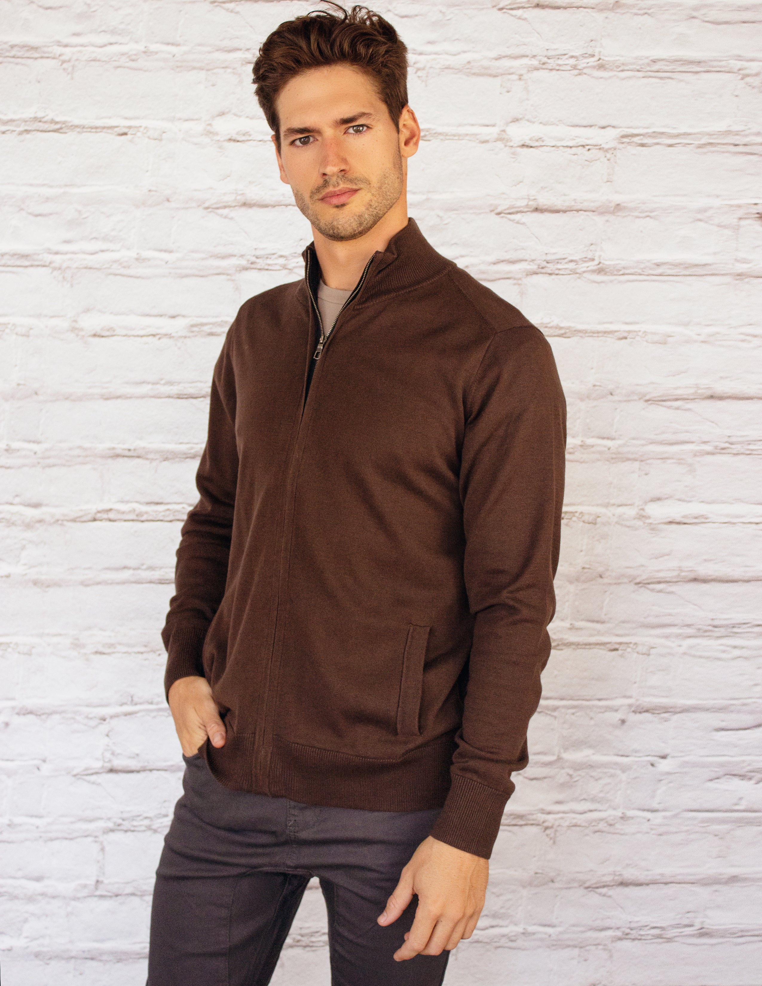 BIA CARDIGAN - CHOCOLATE