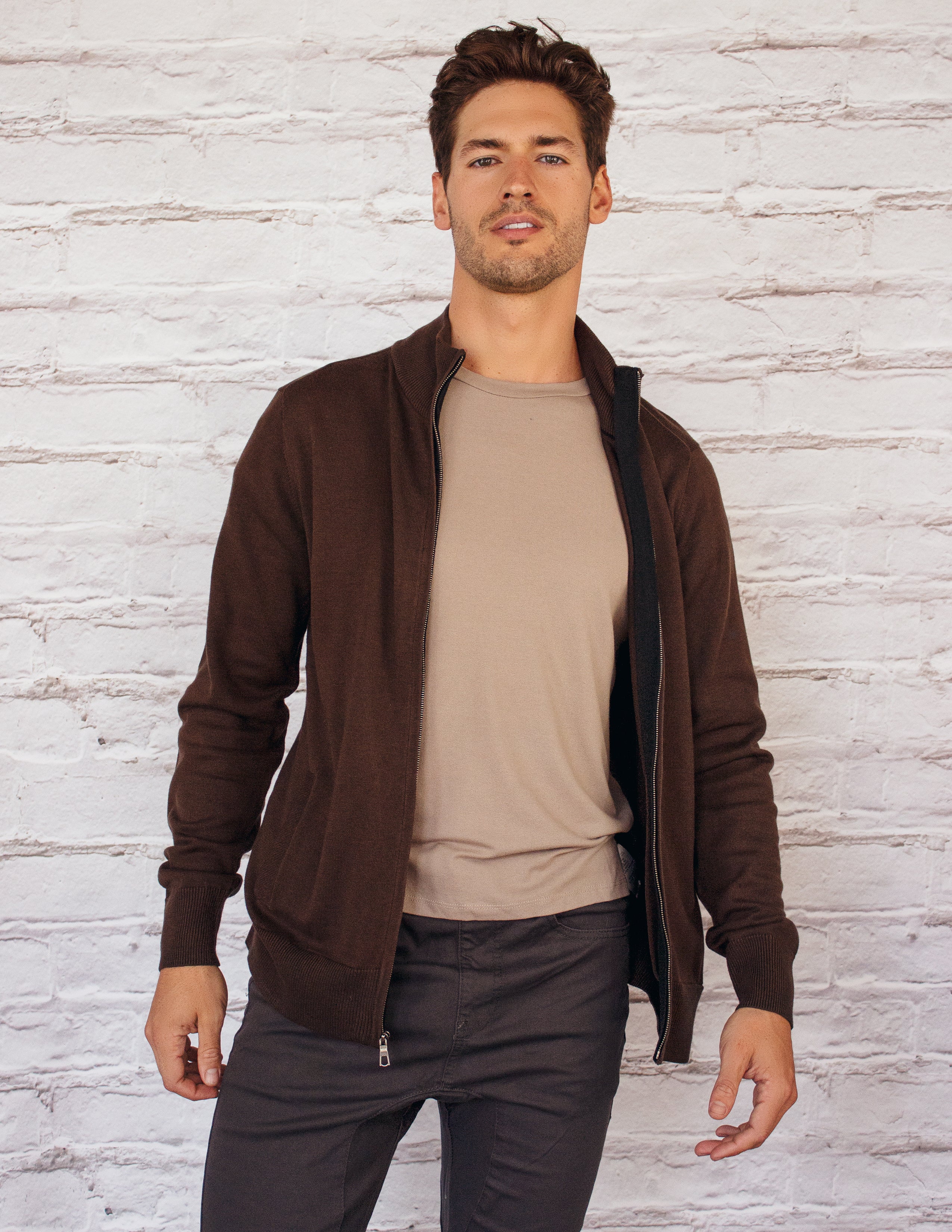BIA CARDIGAN - CHOCOLATE