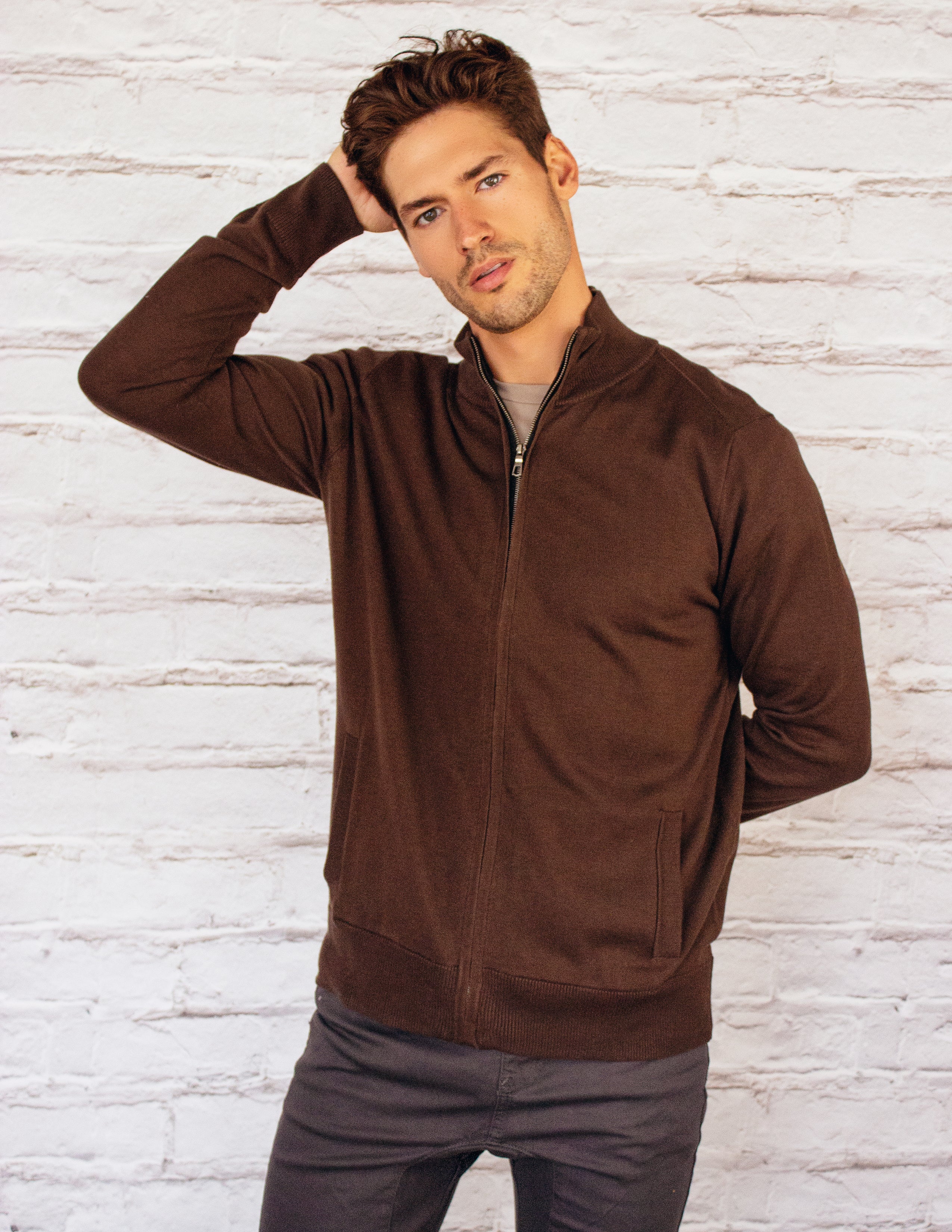 BIA CARDIGAN - CHOCOLATE
