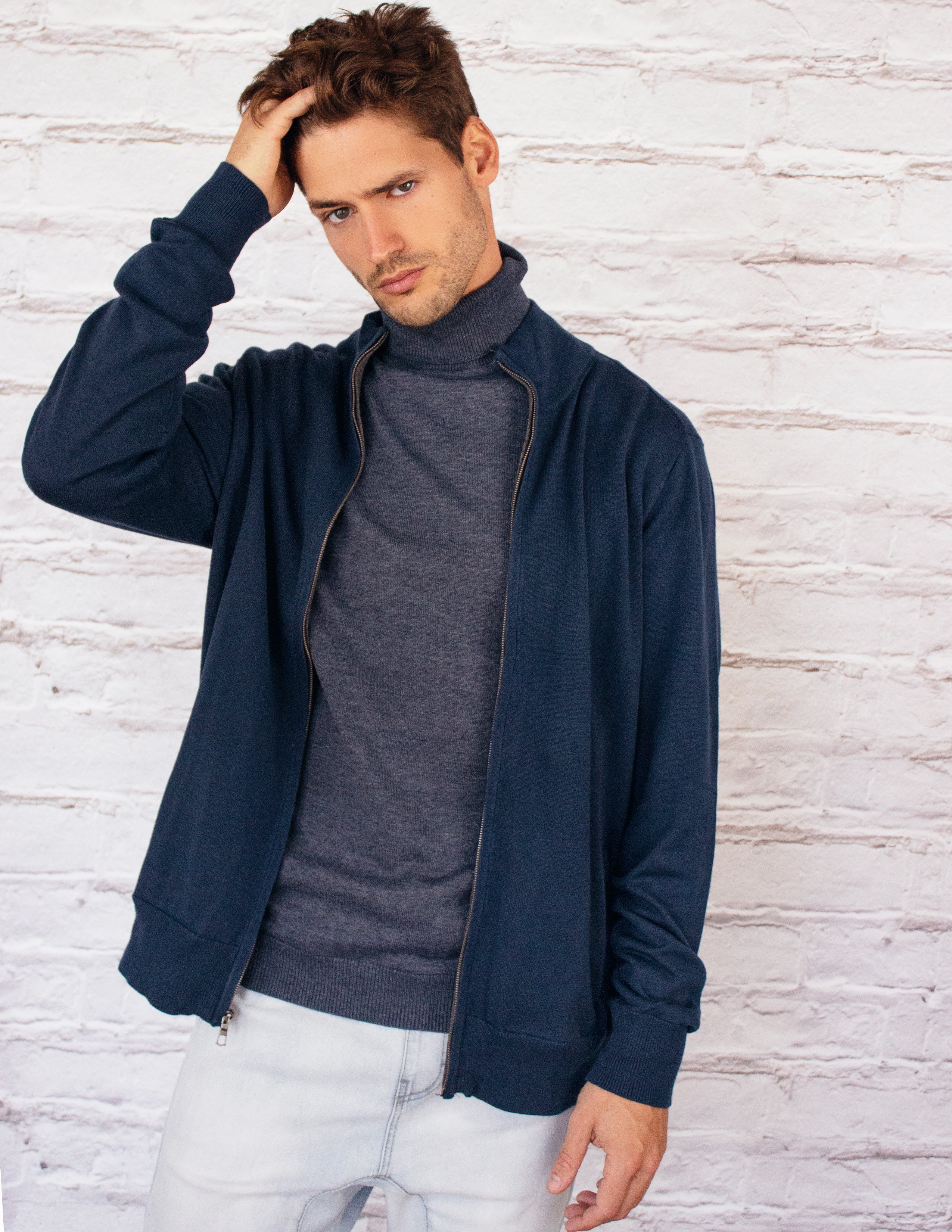 BIA CARDIGAN - NAVY