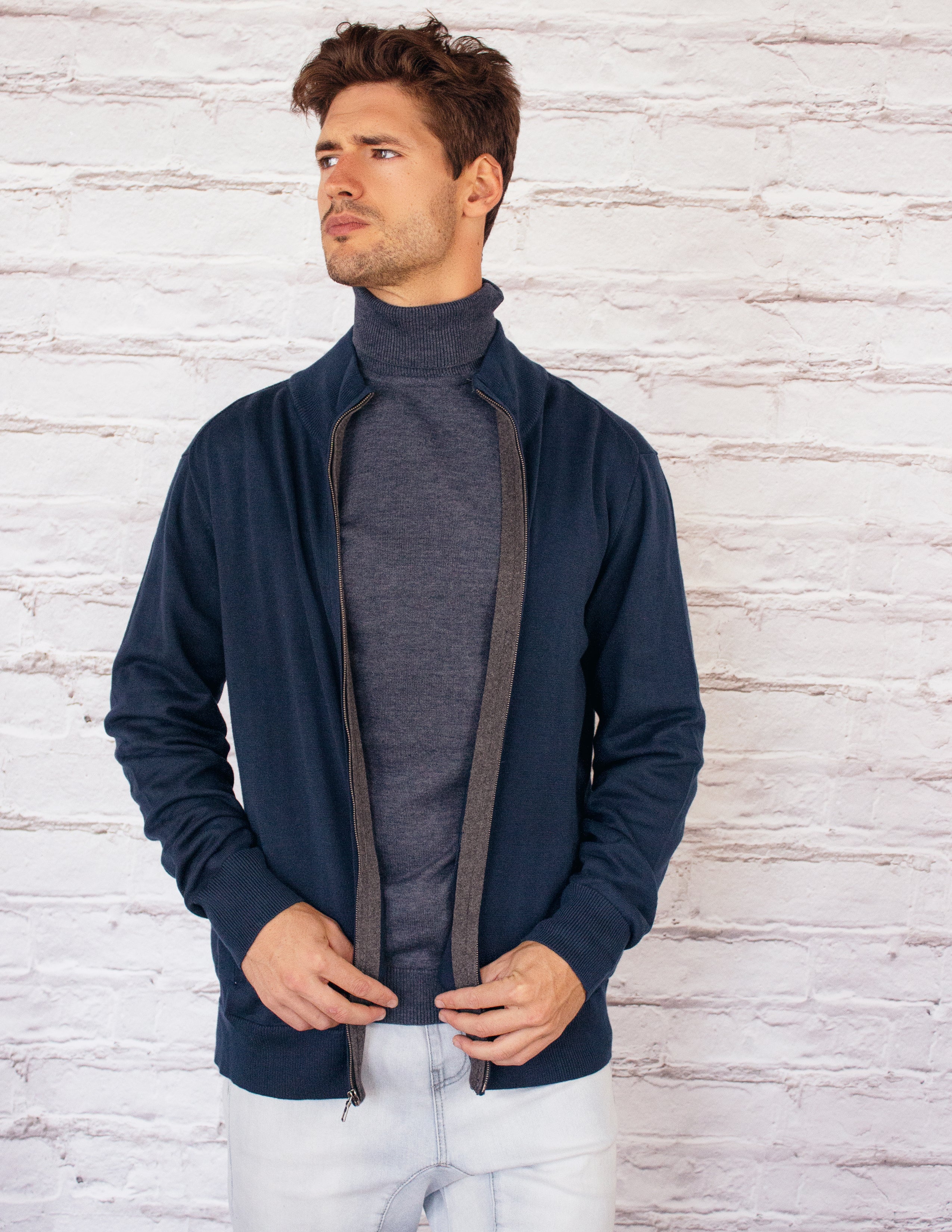 BIA CARDIGAN - NAVY