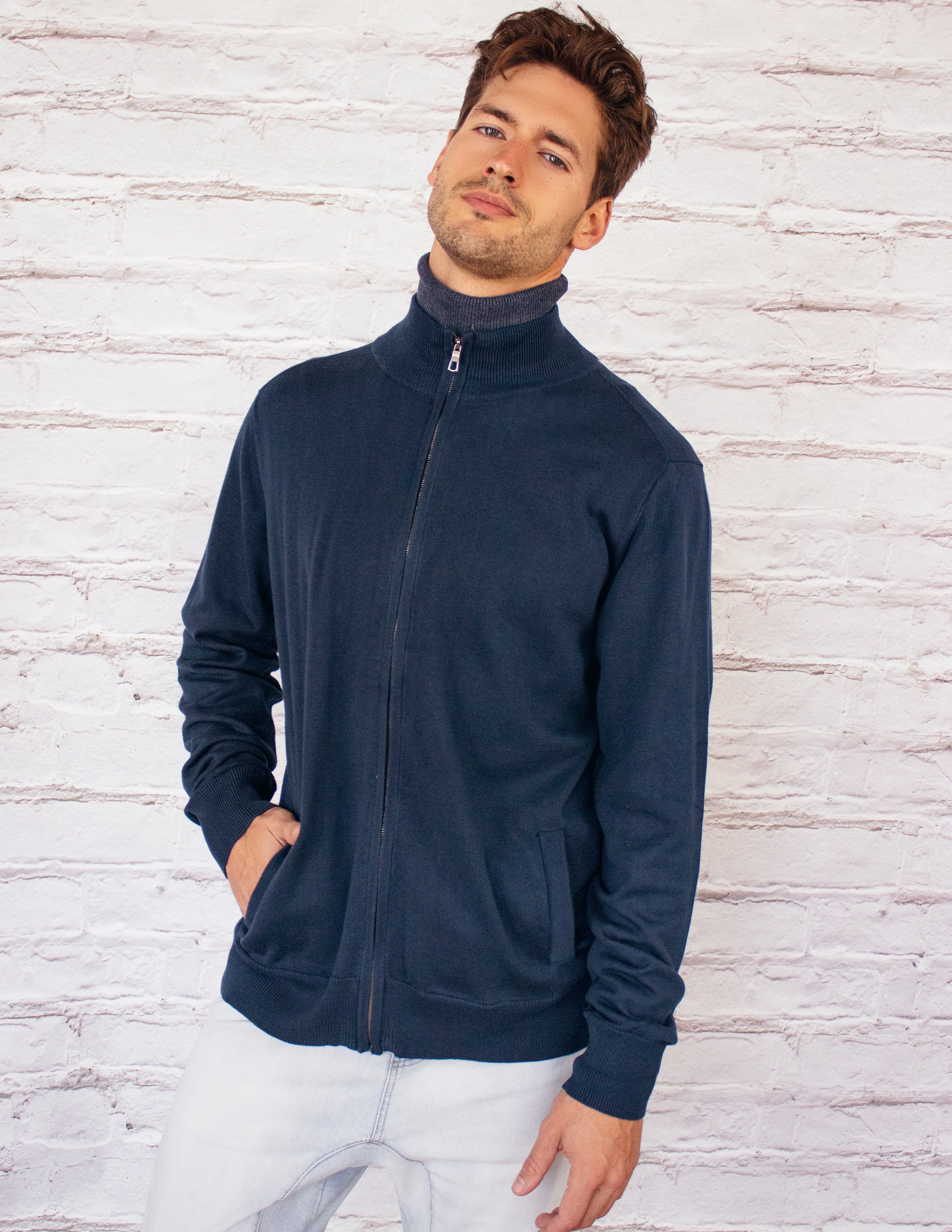 BIA CARDIGAN - NAVY