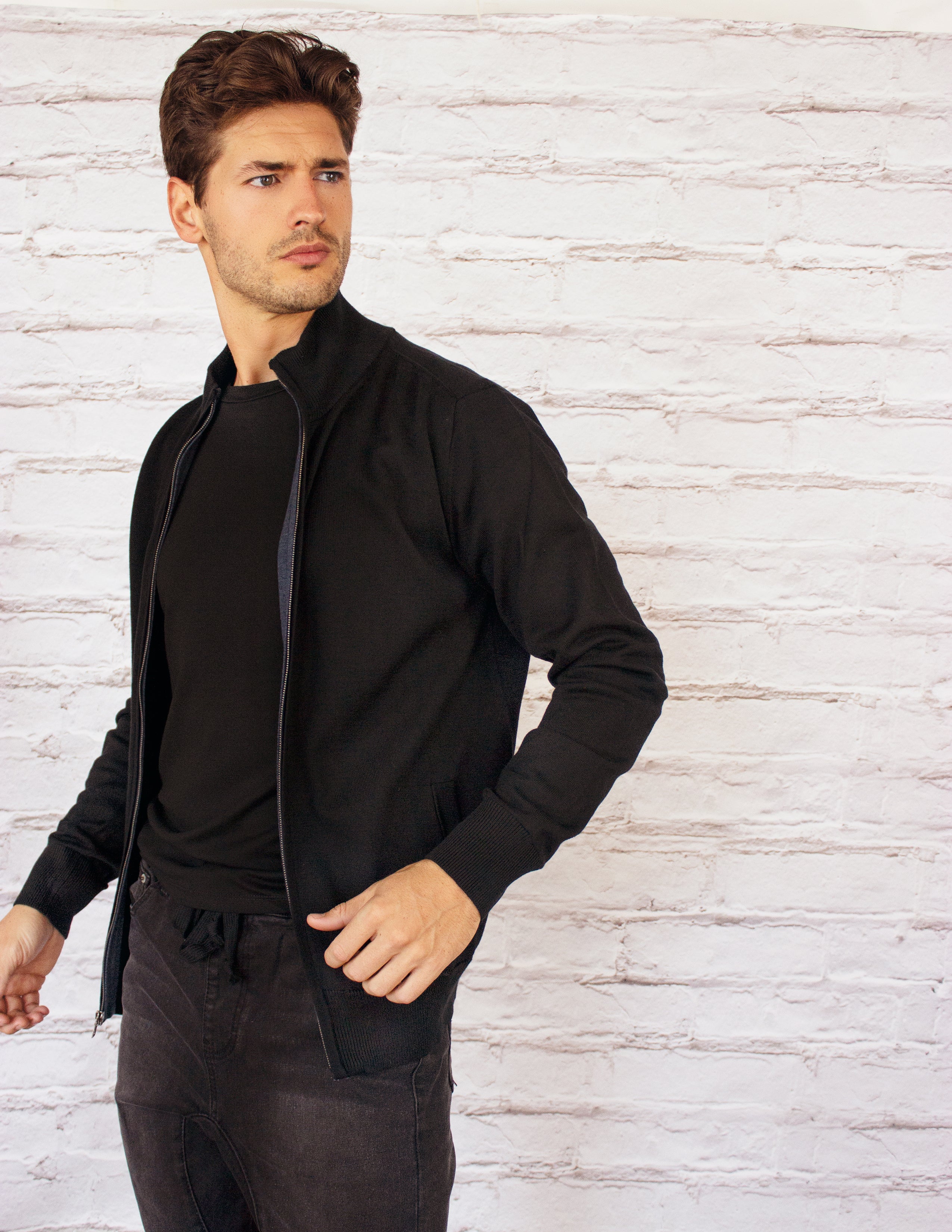 BIA CARDIGAN - ONYX