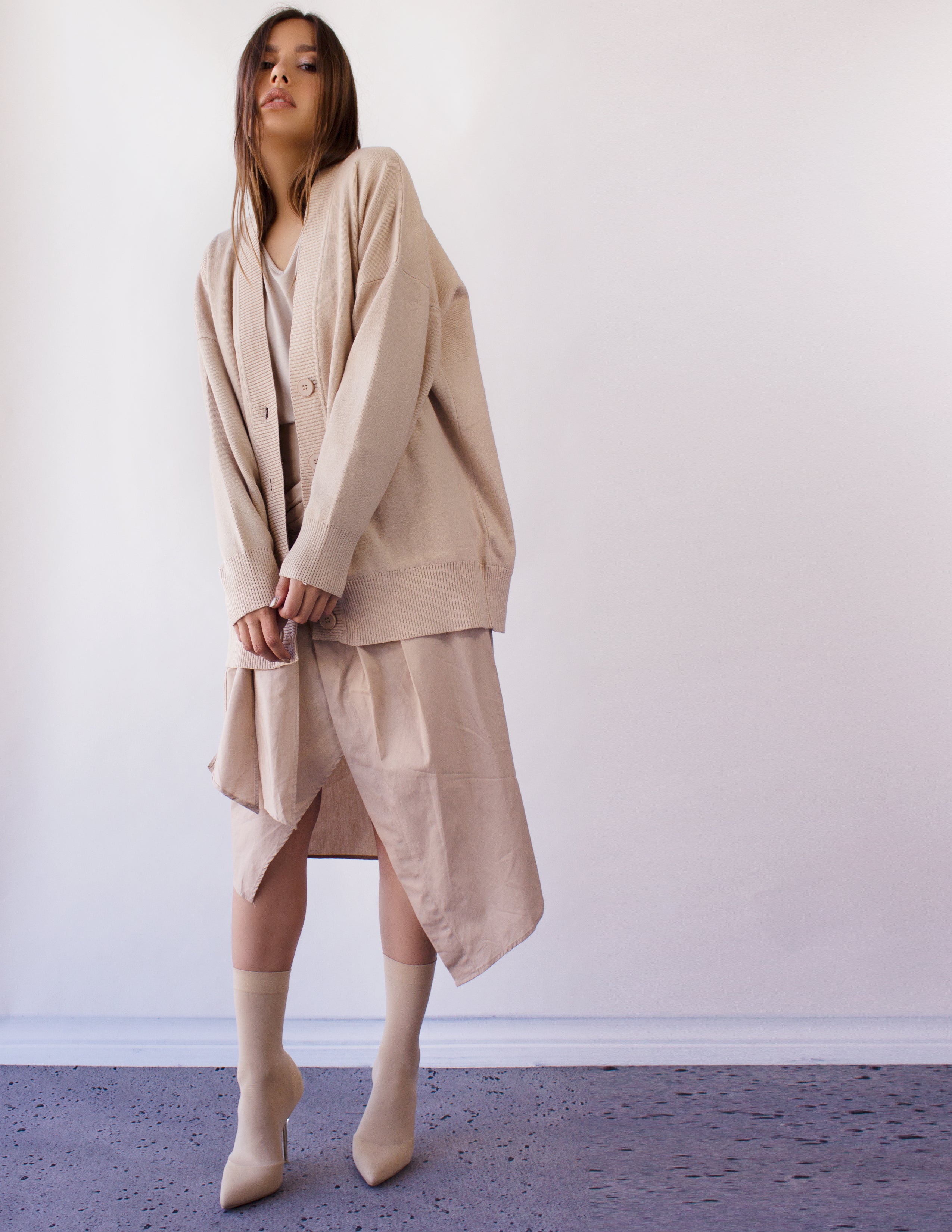 CHARA CARDIGAN- OAT
