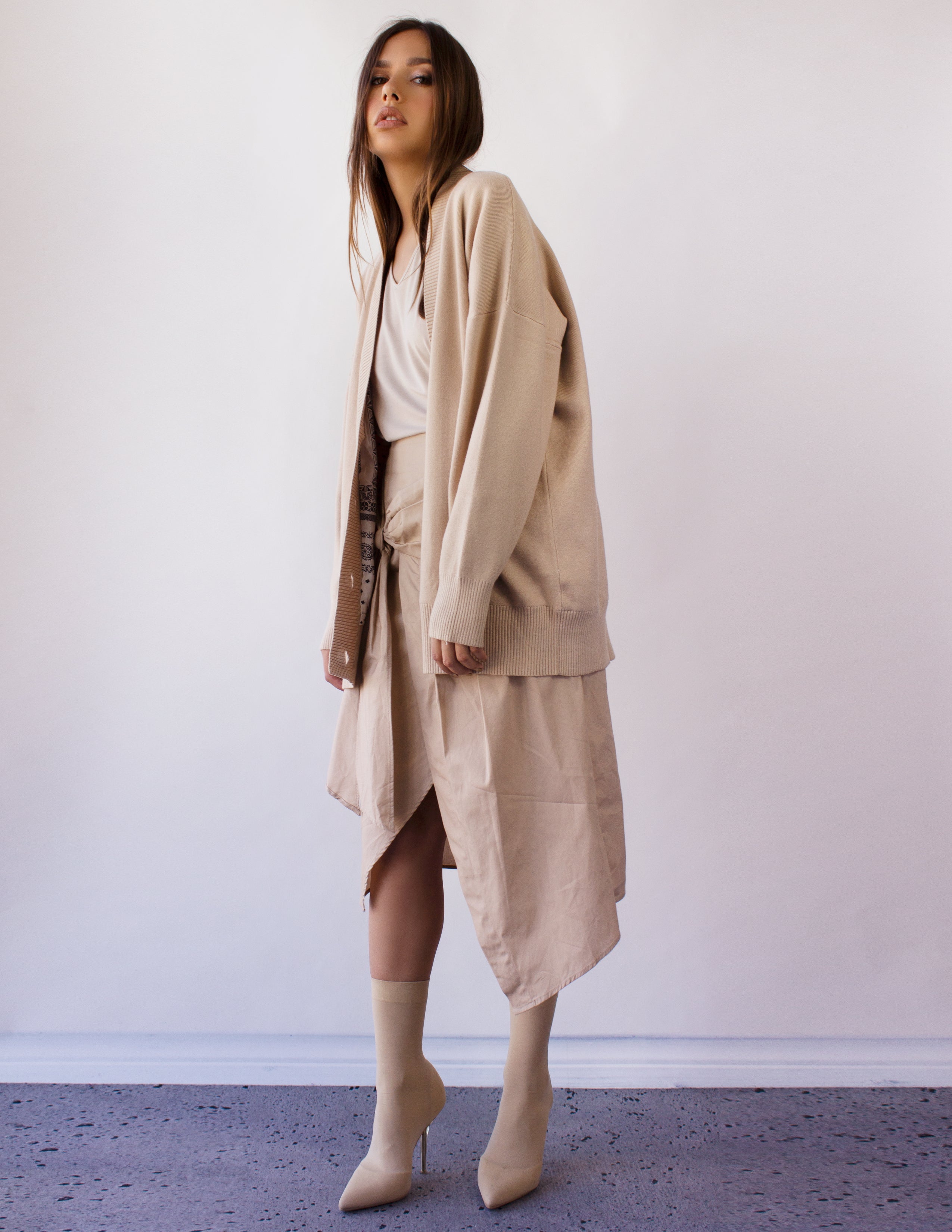 CHARA CARDIGAN- OAT