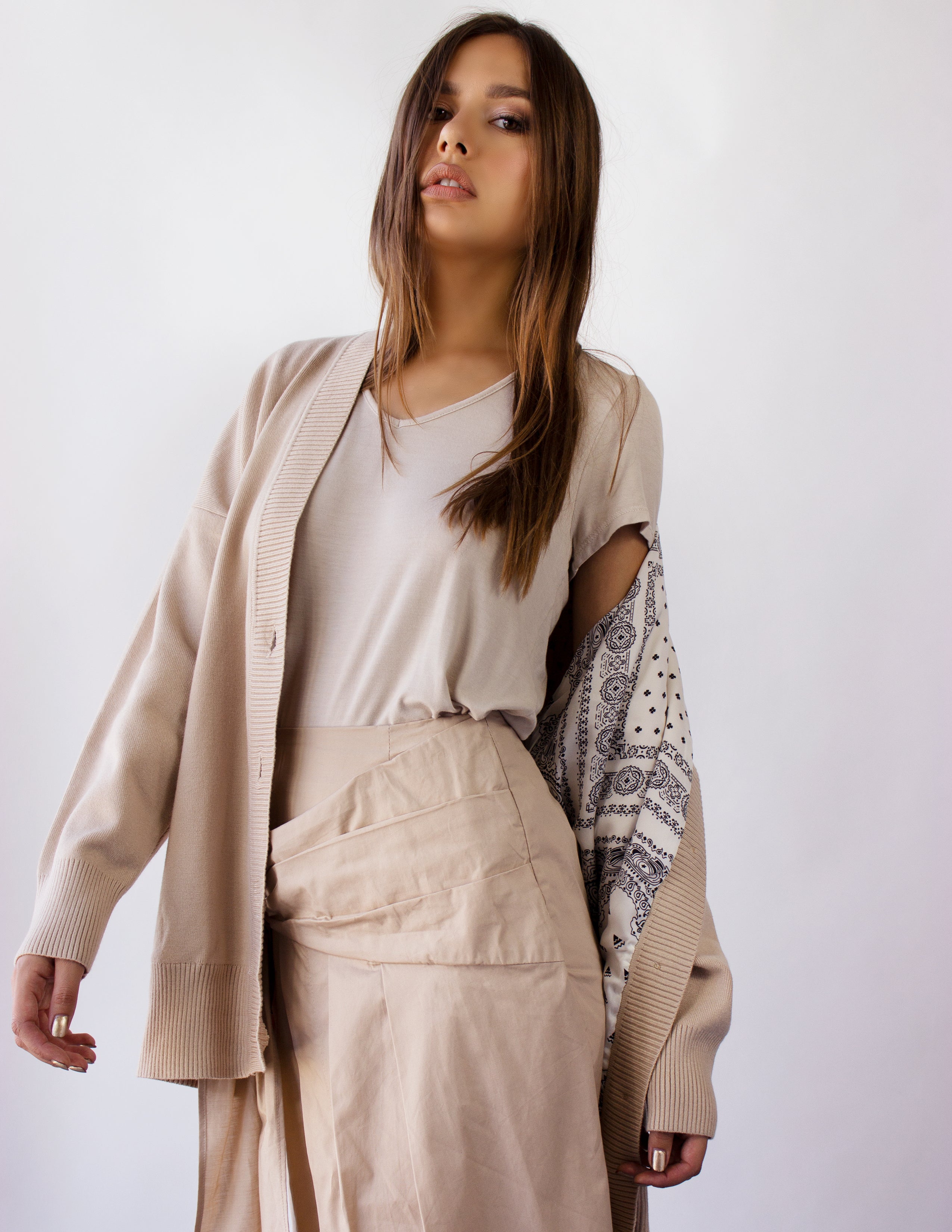 CHARA CARDIGAN- OAT