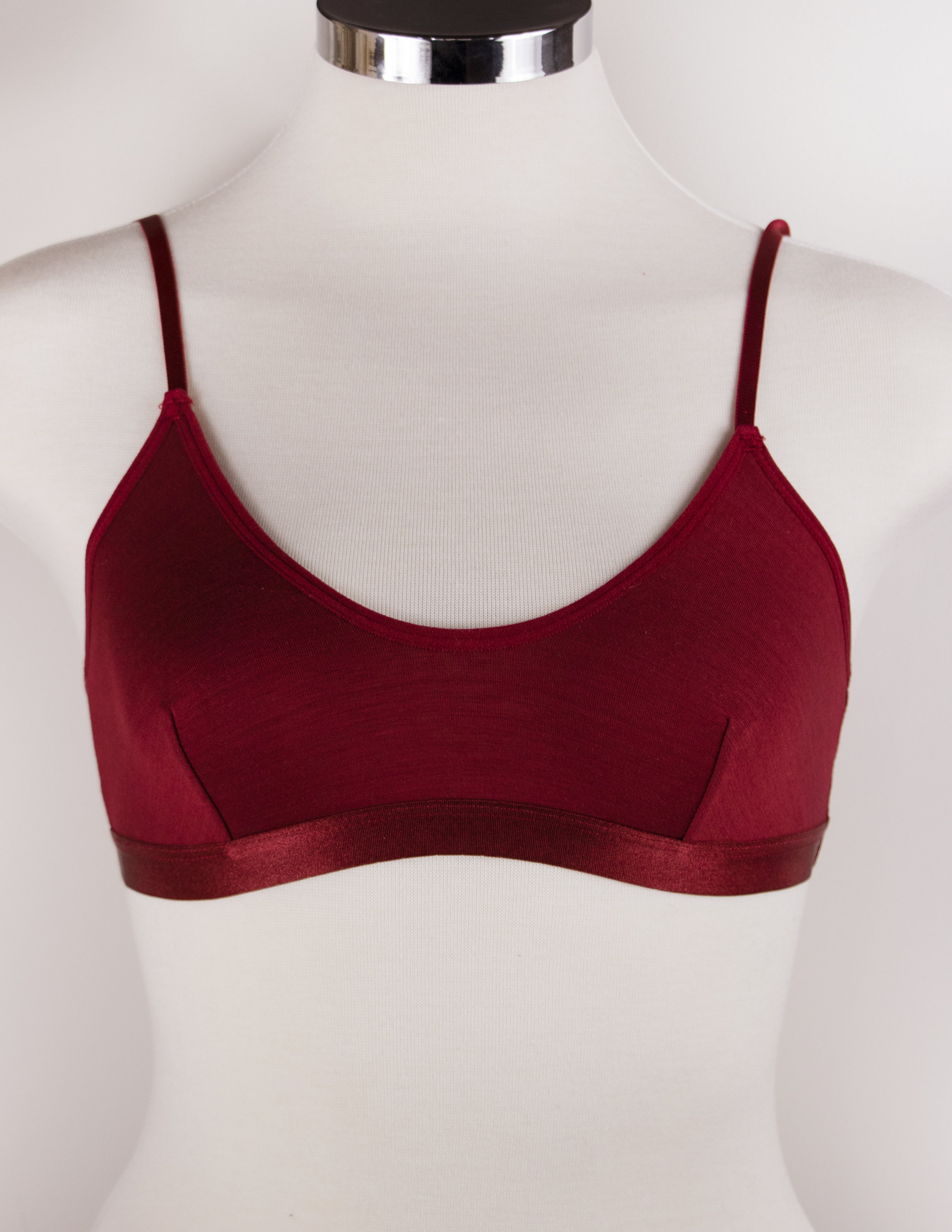 CLEMENCE BRALETTE- GARNET