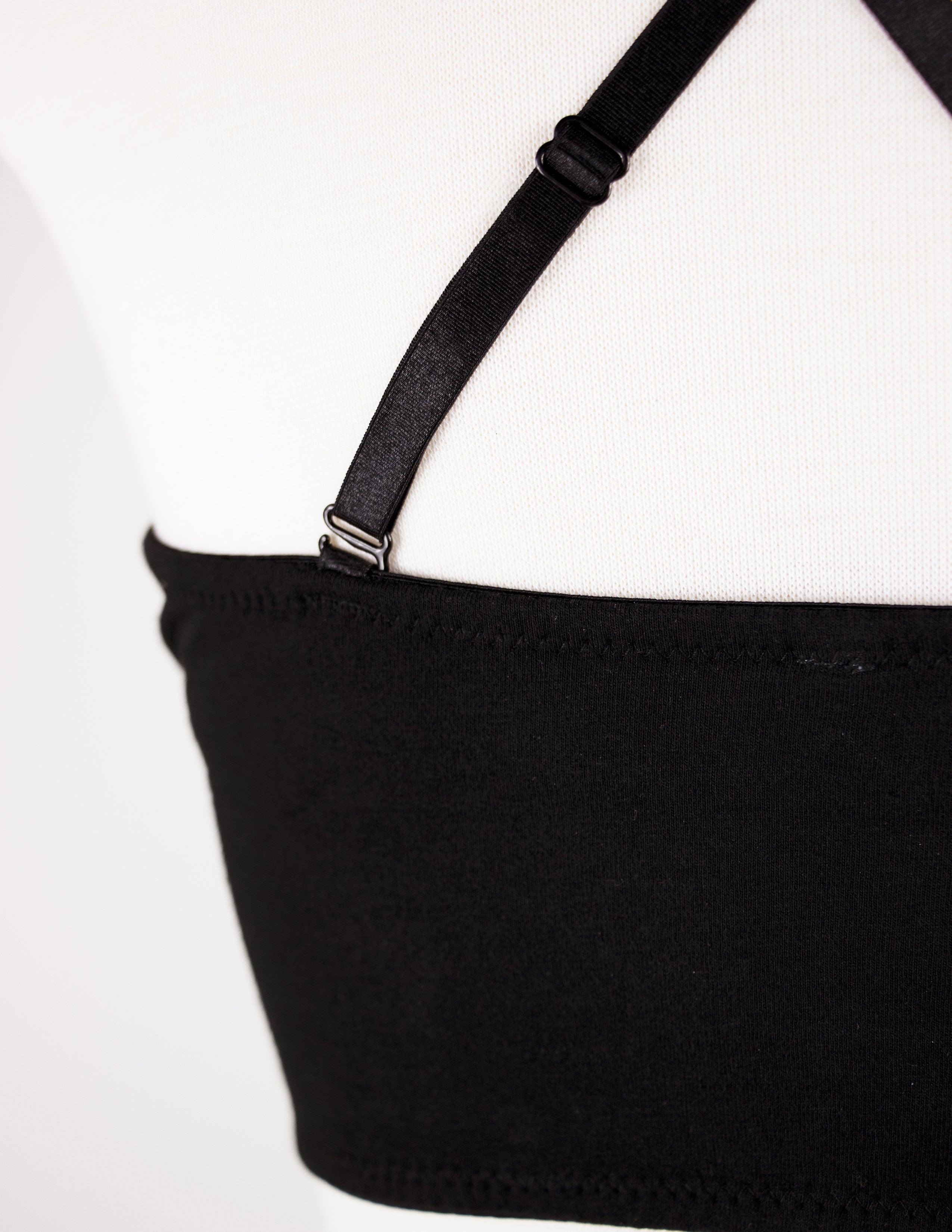 CONSTANCE MESH BRALETTE- ONYX