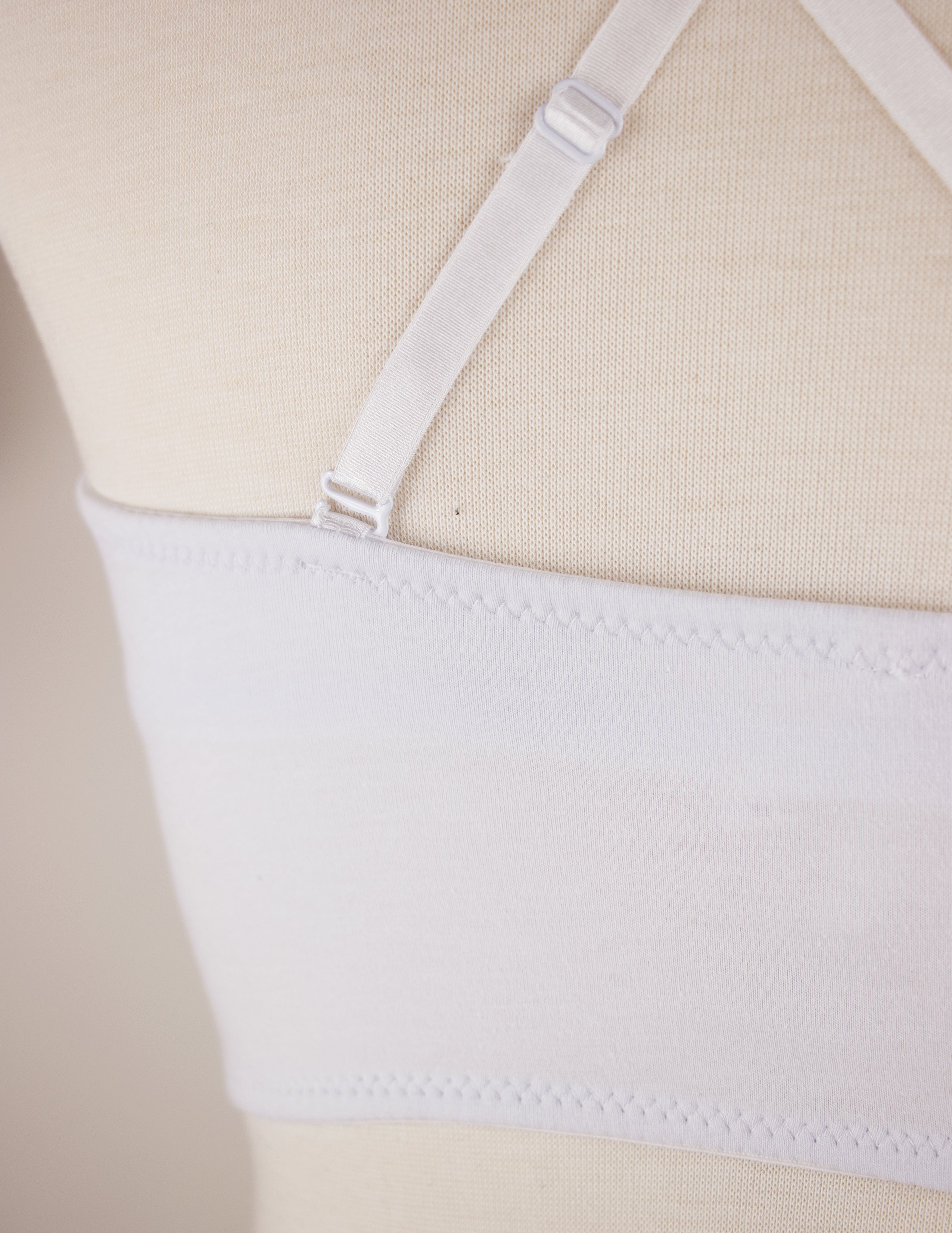 CONSTANCE MESH BRALETTE-  SOY  