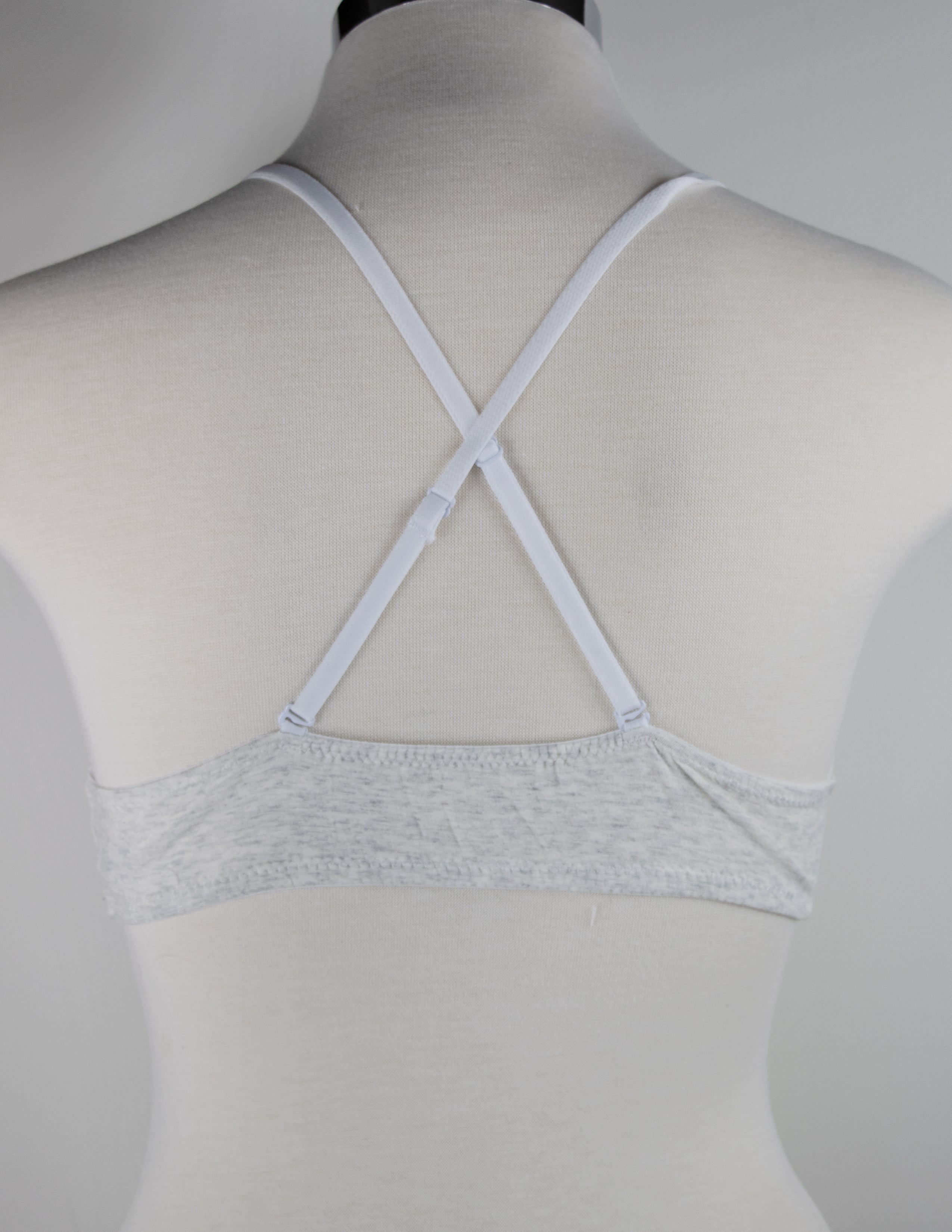 CONSTANCE TRIANGLE BRALETTE- GREIGE
