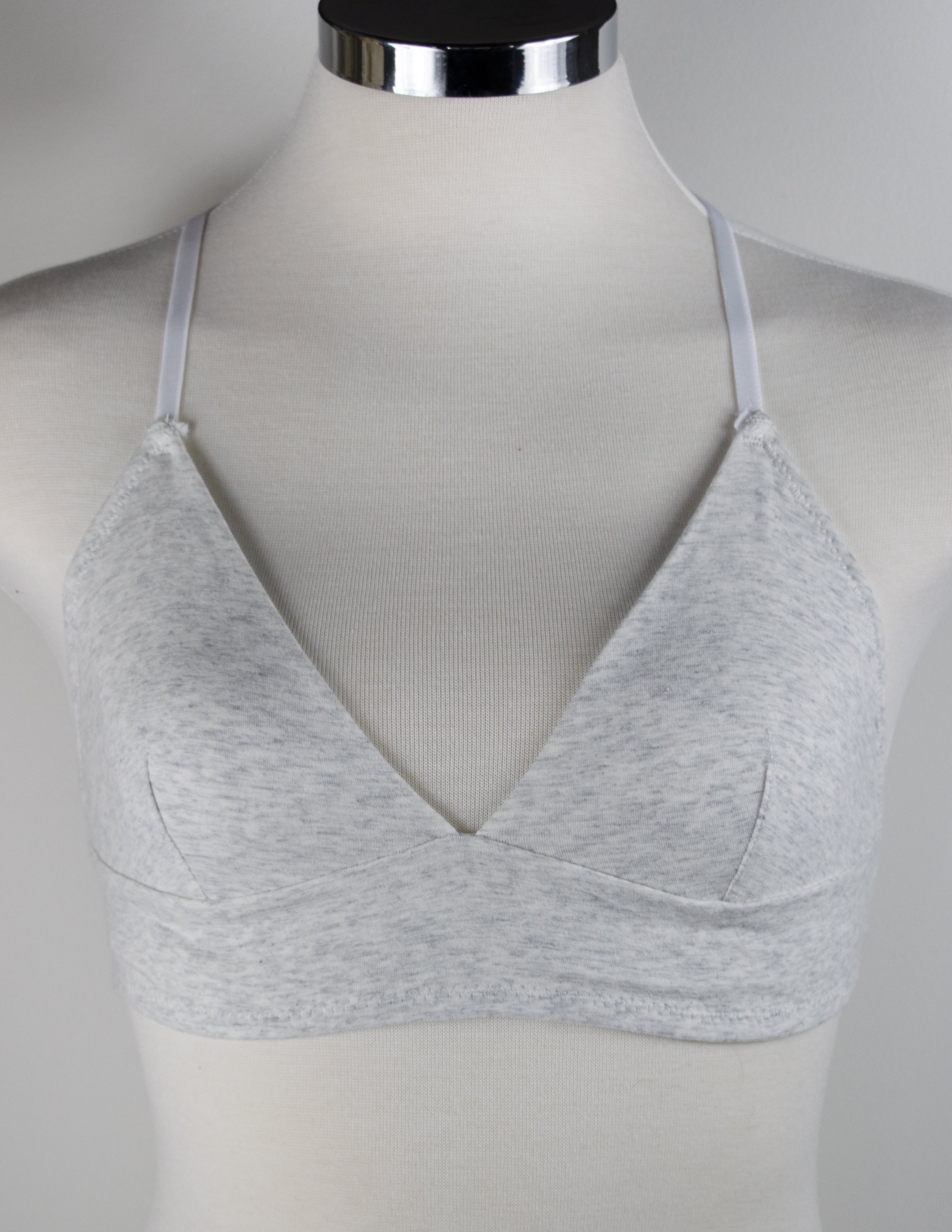 CONSTANCE TRIANGLE BRALETTE- GREIGE