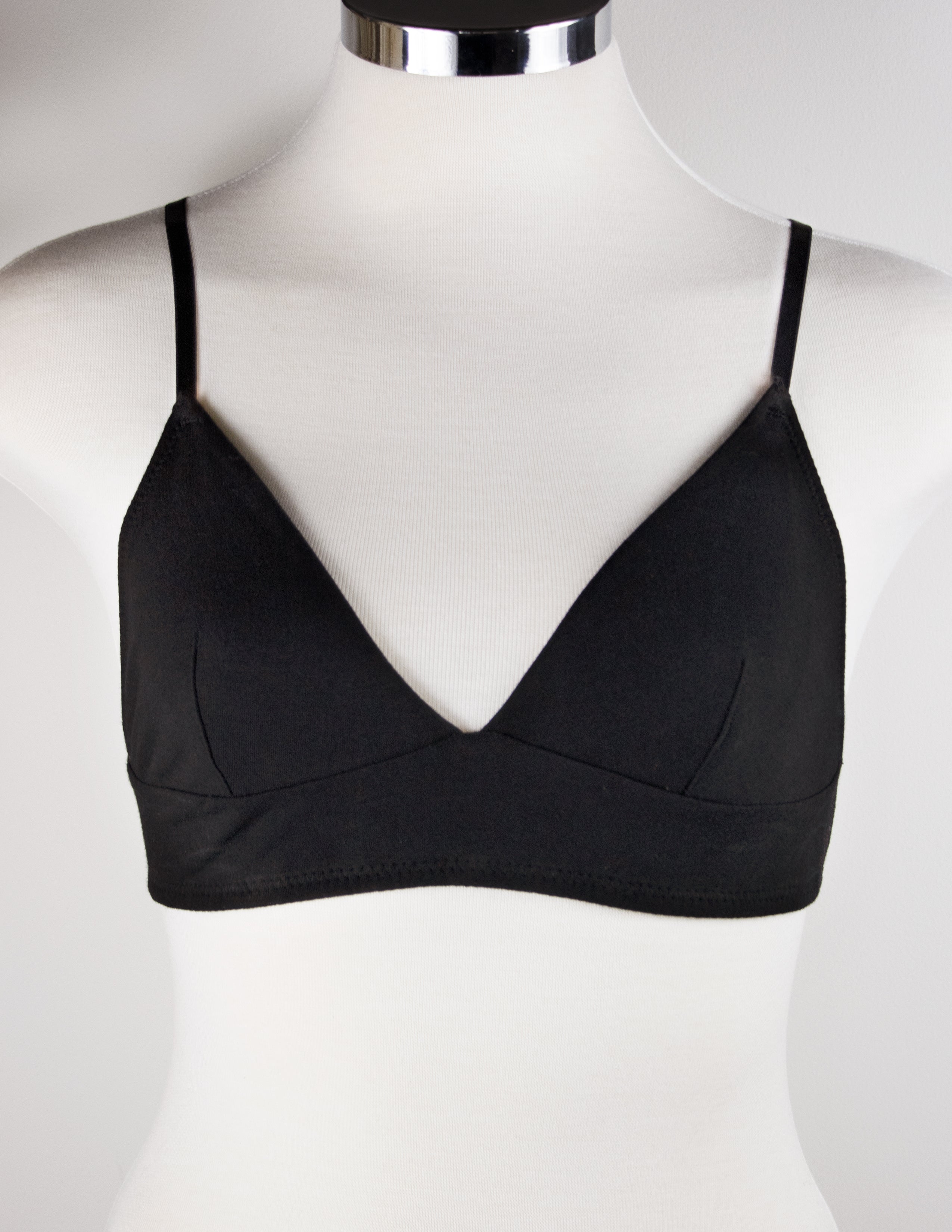 CONSTANCE TRIANGLE BRALETTE- ONYX