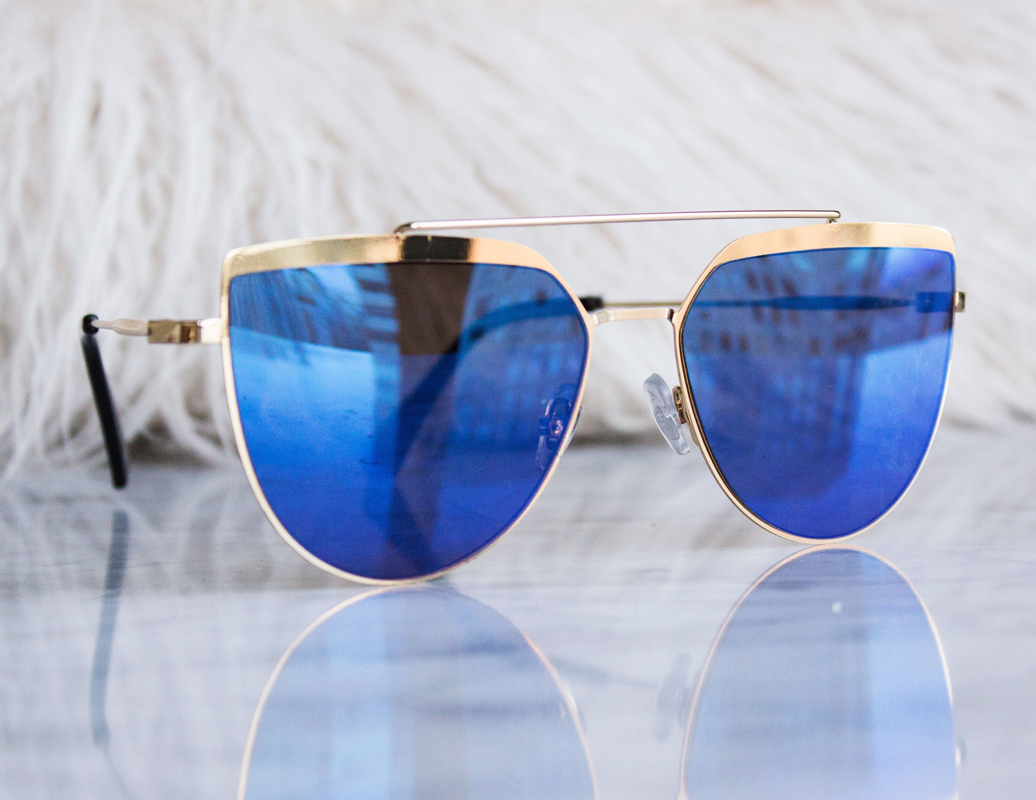CORONA SUNGLASSES- BLUE - Blue District