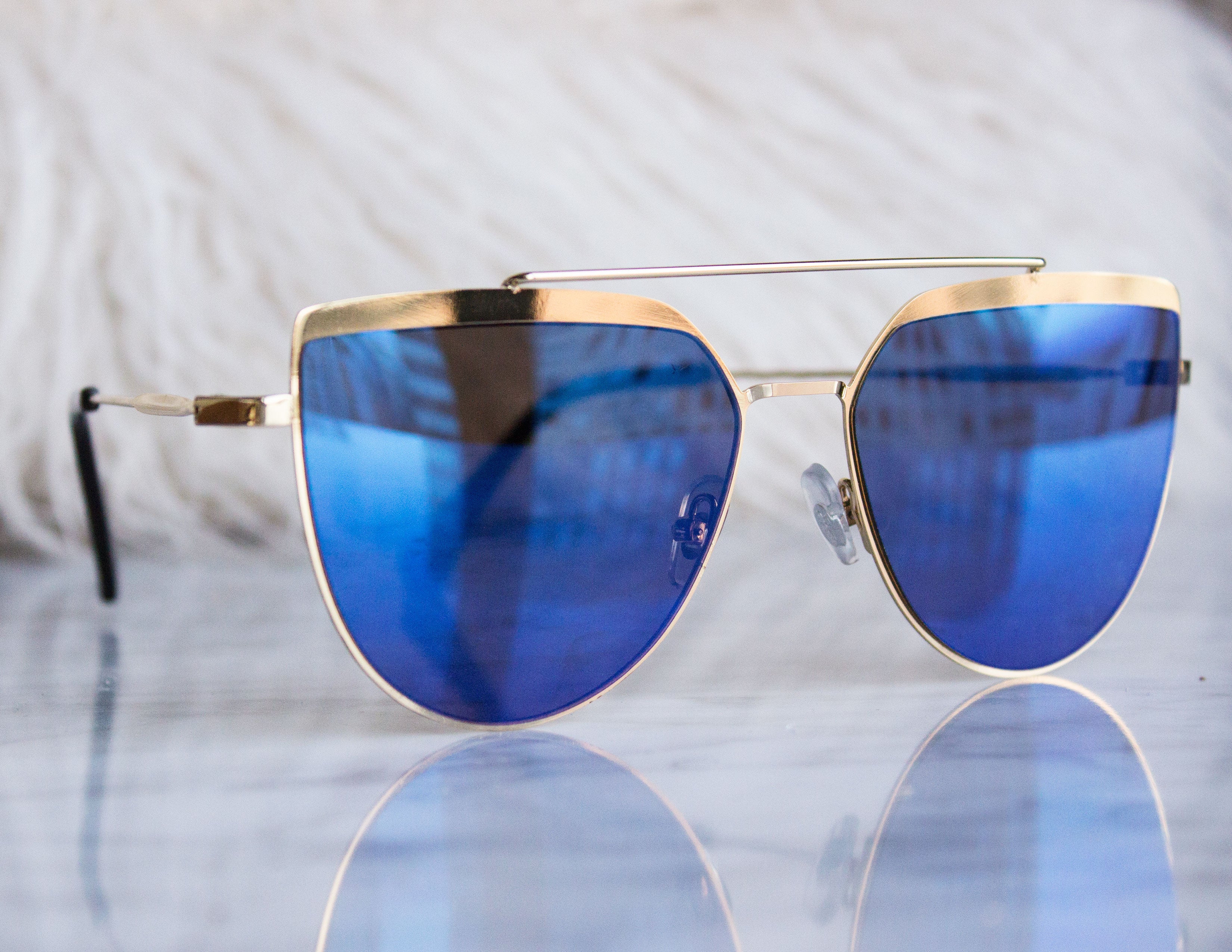 CORONA SUNGLASSES- BLUE - Blue District