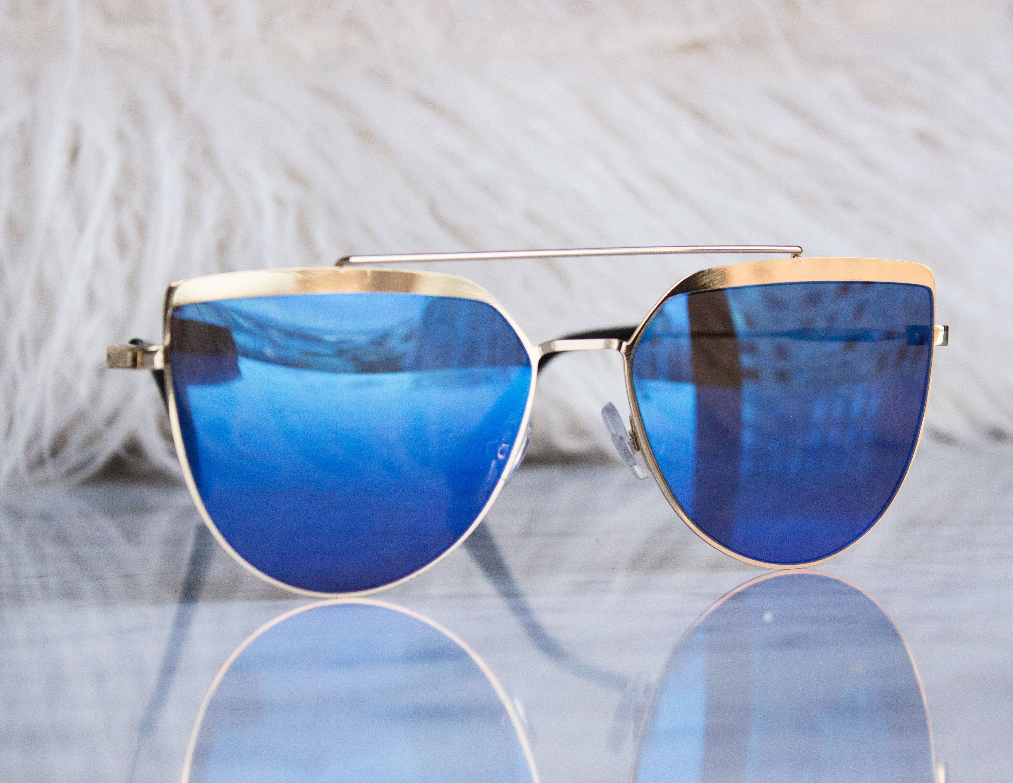 CORONA SUNGLASSES- BLUE - Blue District