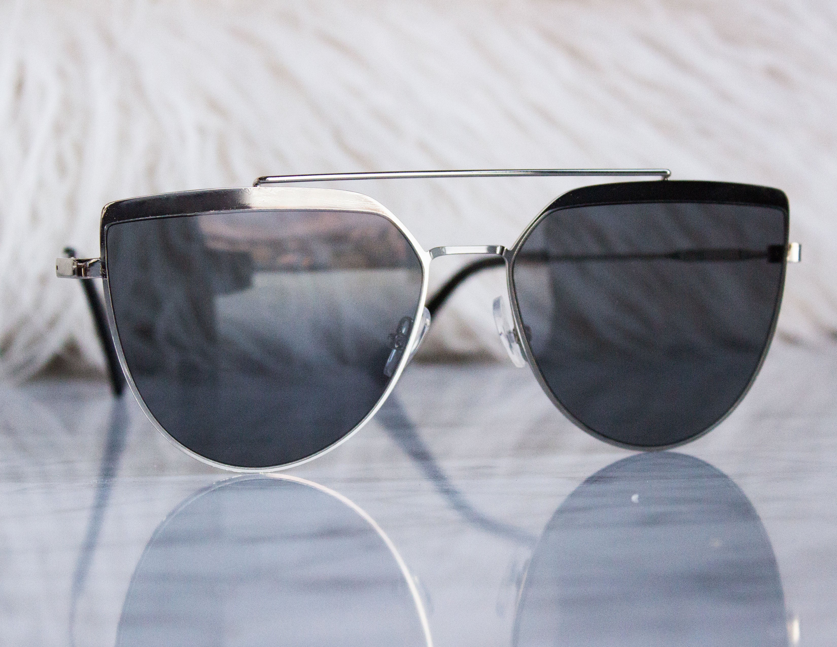CORONA SUNGLASSES- CHROME - Blue District