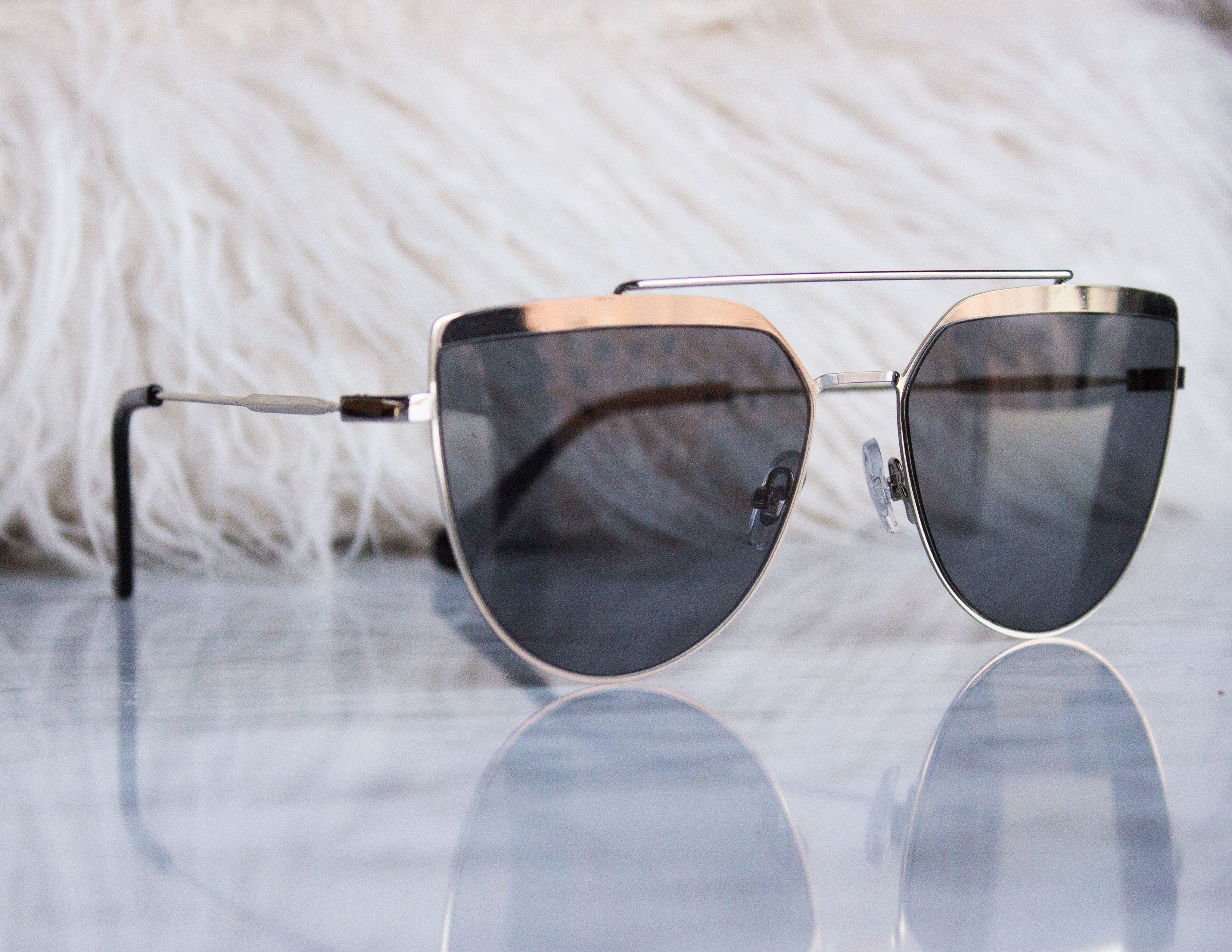 CORONA SUNGLASSES- CHROME - Blue District