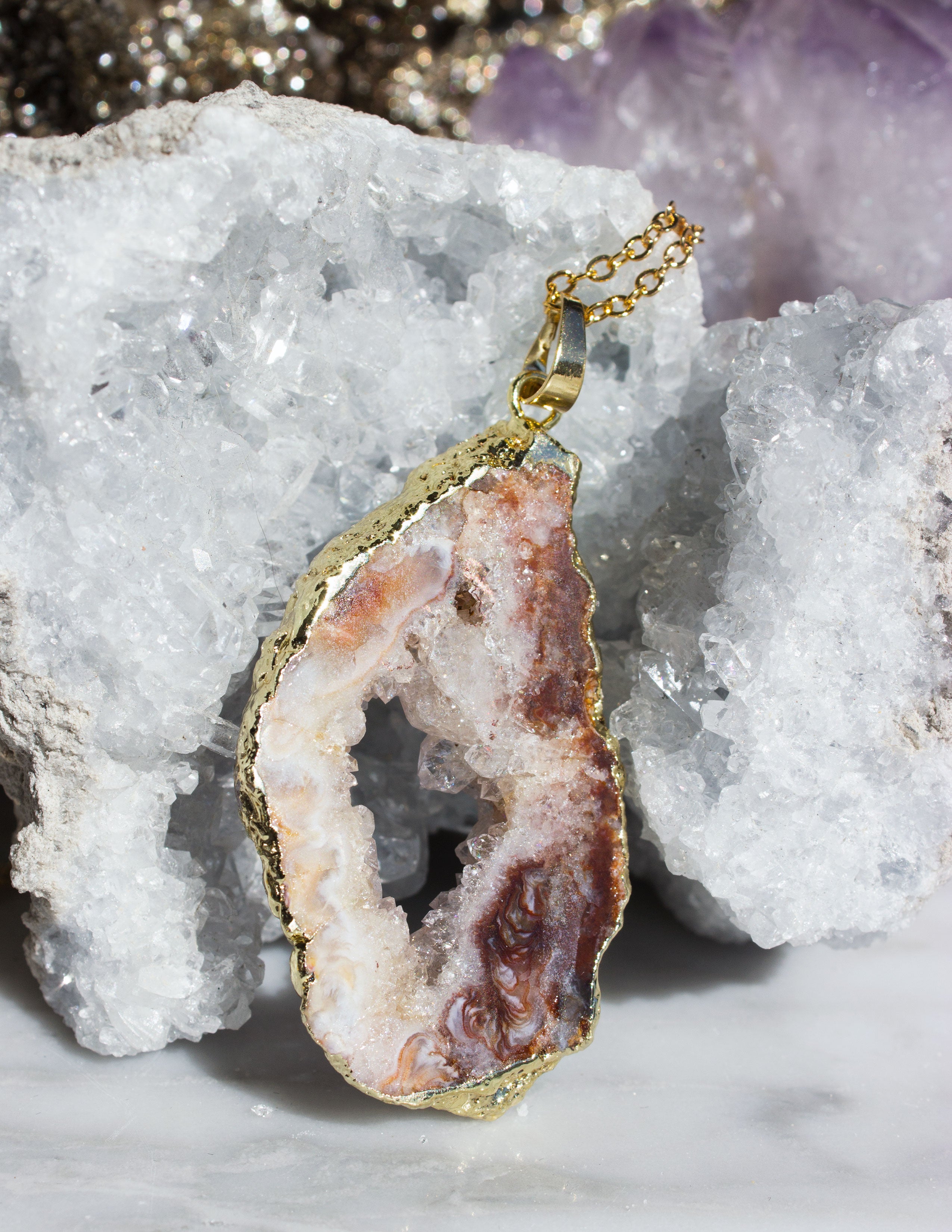 SLICED GEODE- 0226 - Blue District