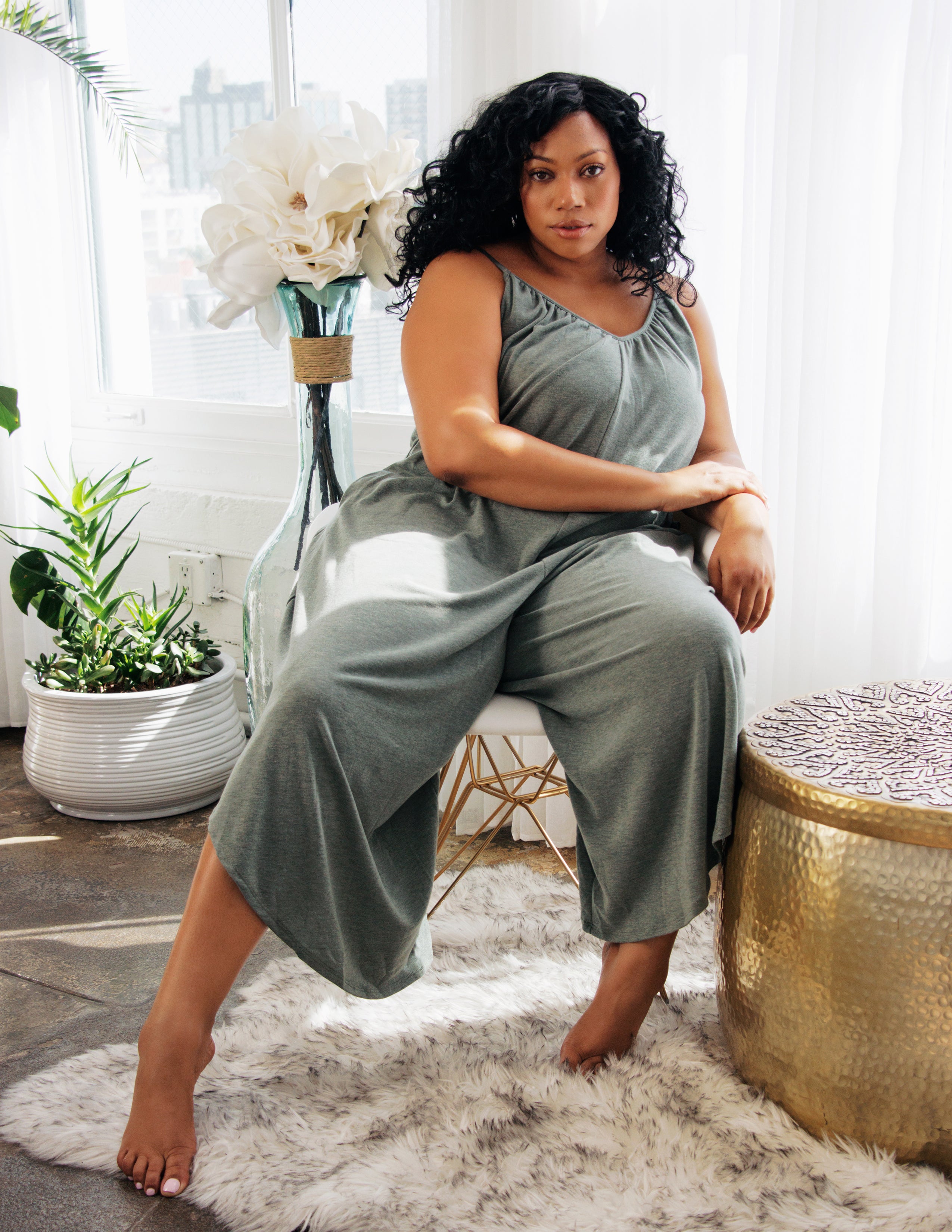 KELLER JUMPSUIT- SAGE