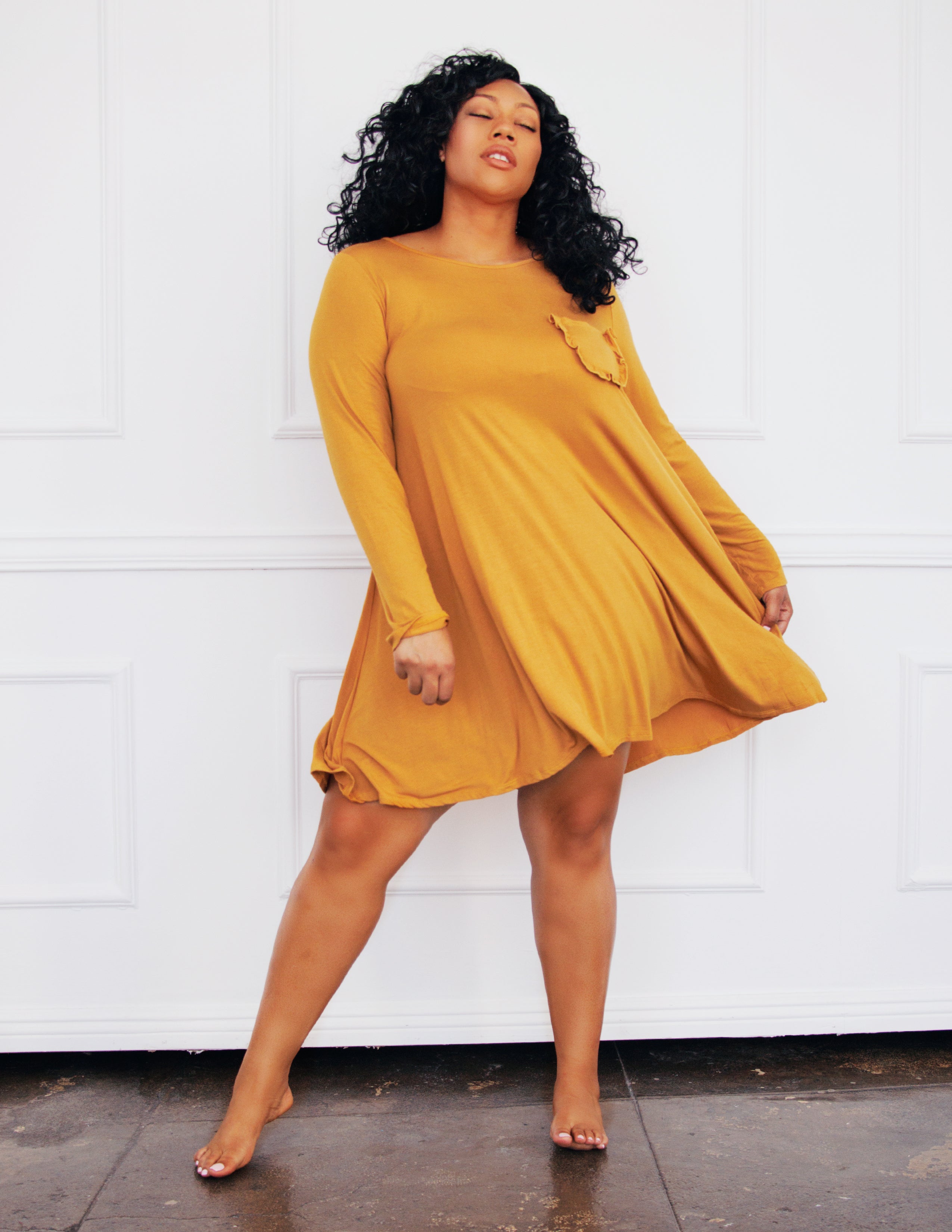LAREDO DRESS- HONEY