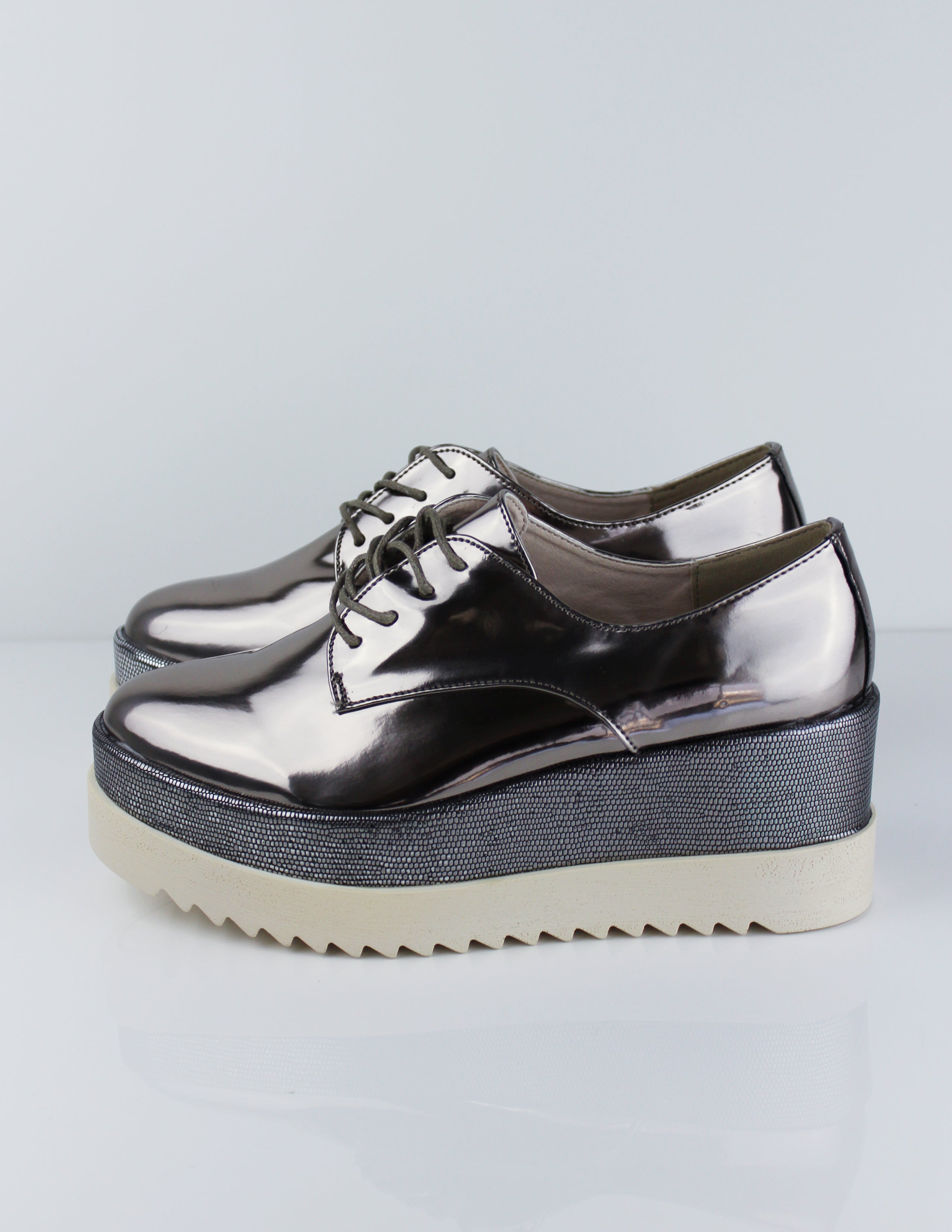 LUSTER PLATFORM SHOES - Blue District