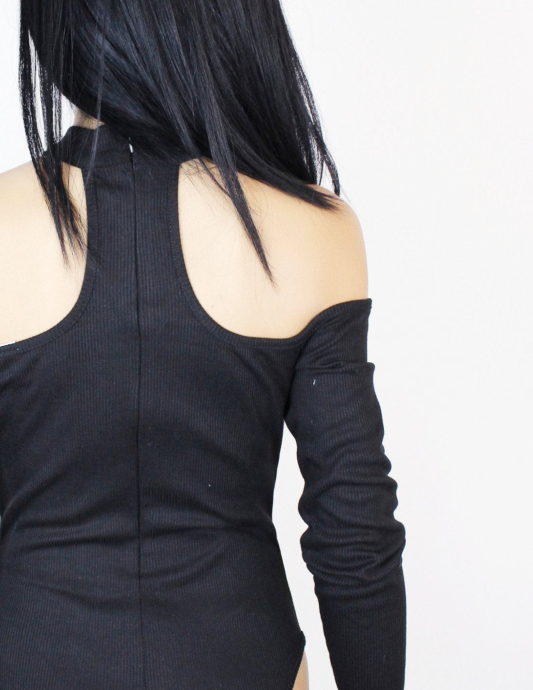 OLYMPIA BODYSUIT- BLACK - Blue District