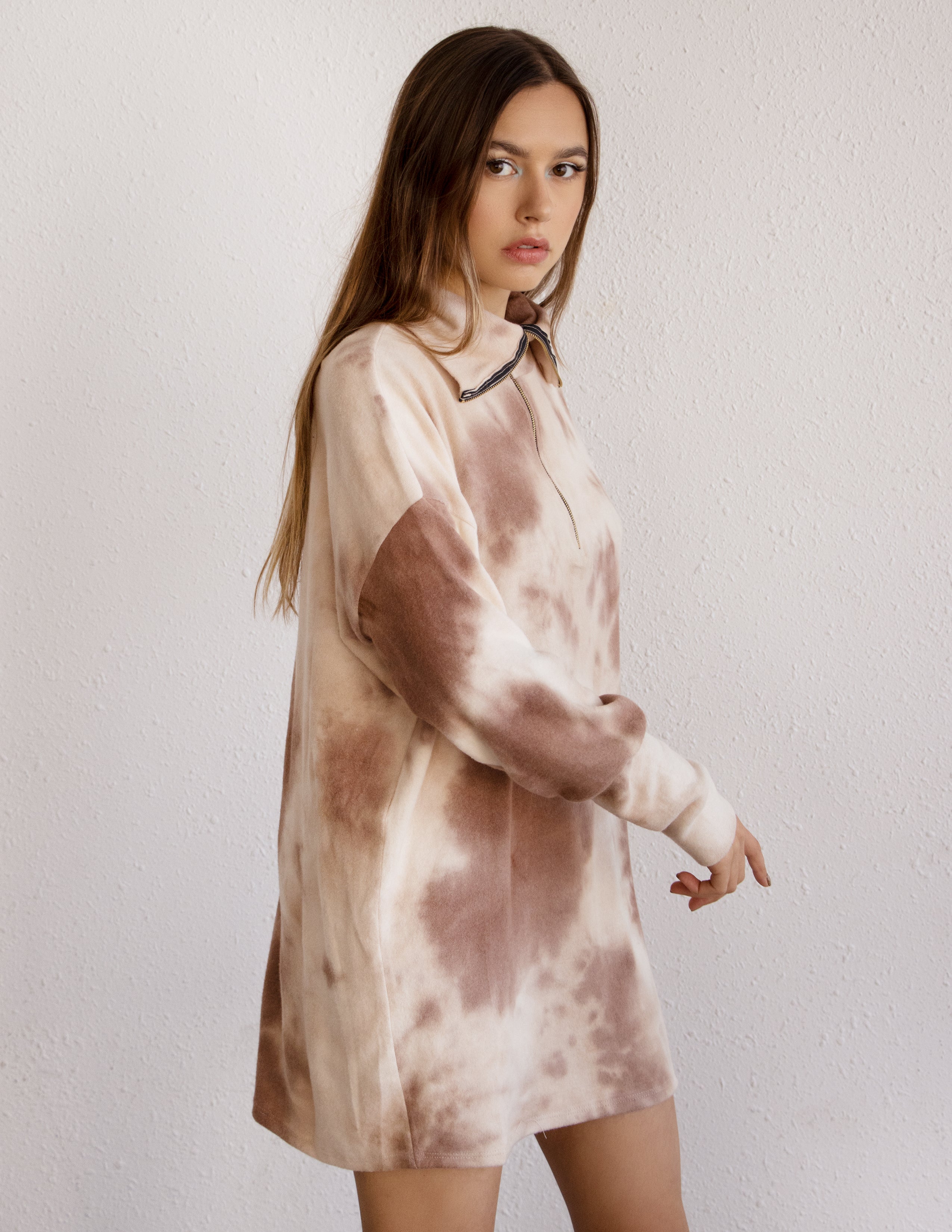 PALETTE DRESS- PECAN