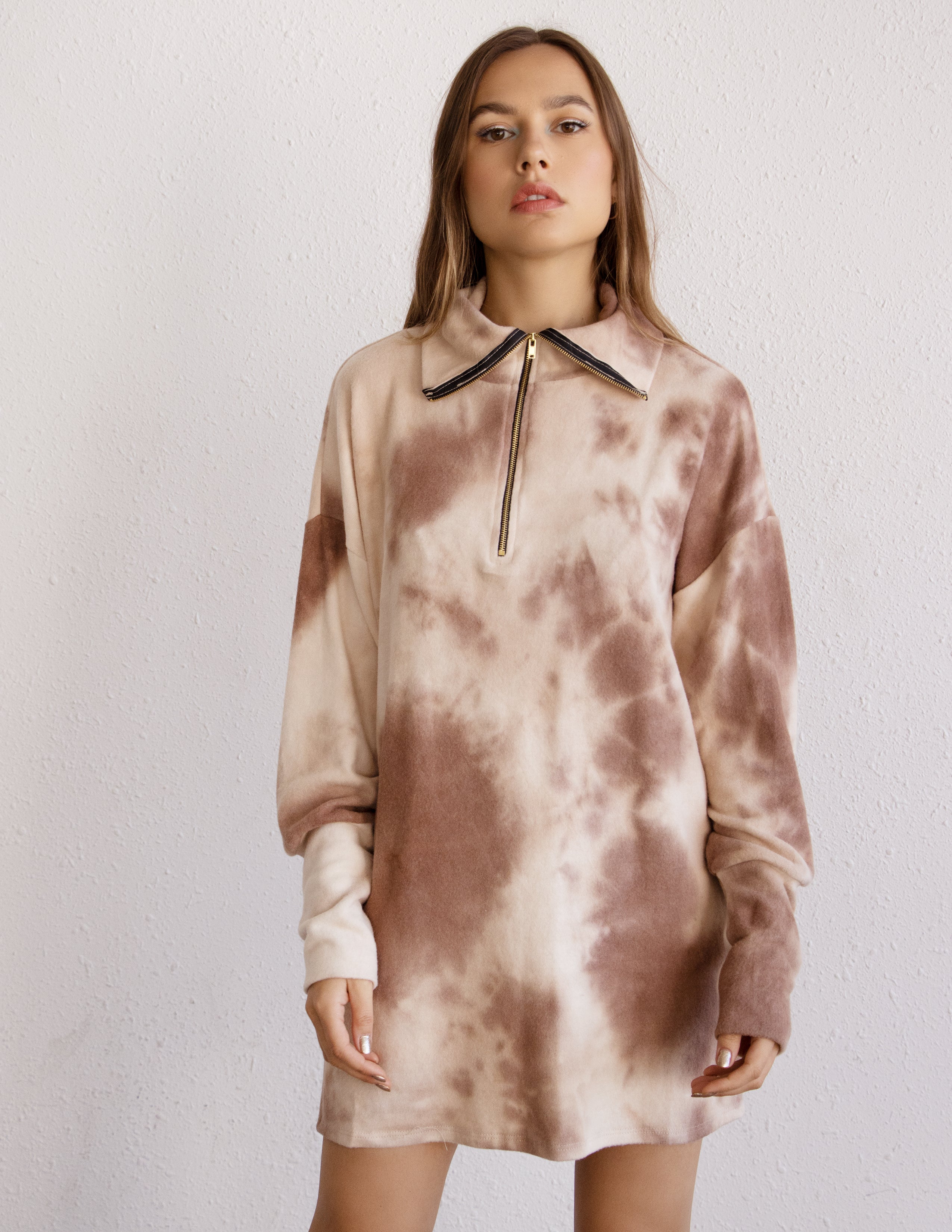 PALETTE DRESS- PECAN