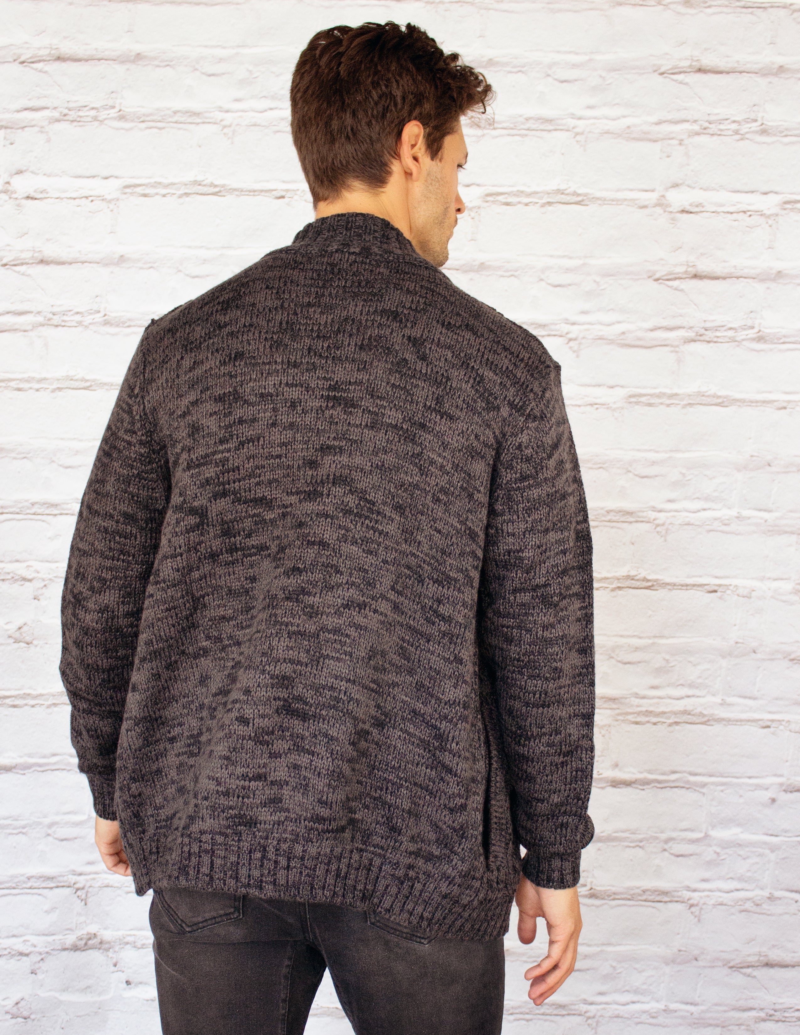 RHEA CARDIGAN - COFFEE