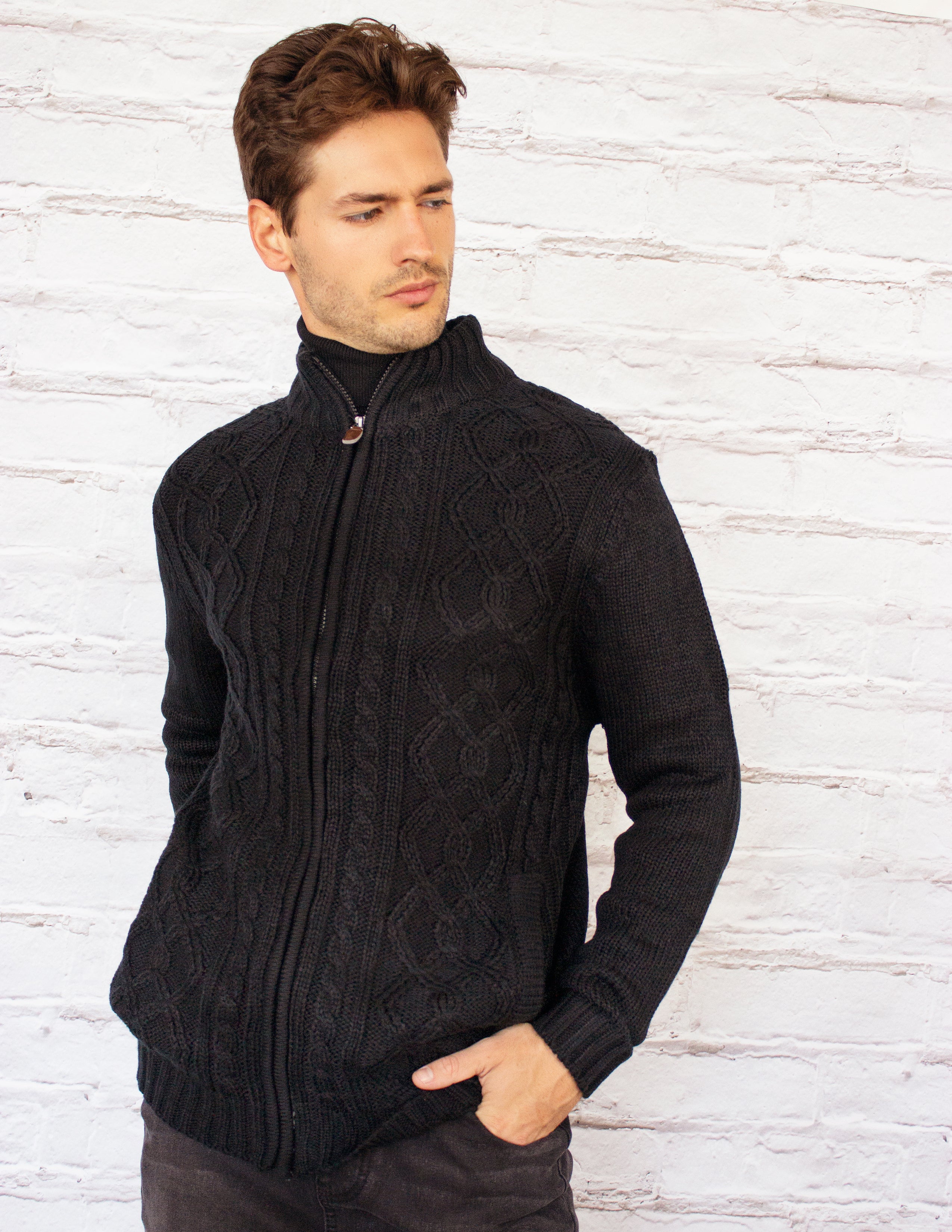 RHEA CARDIGAN - ONYX