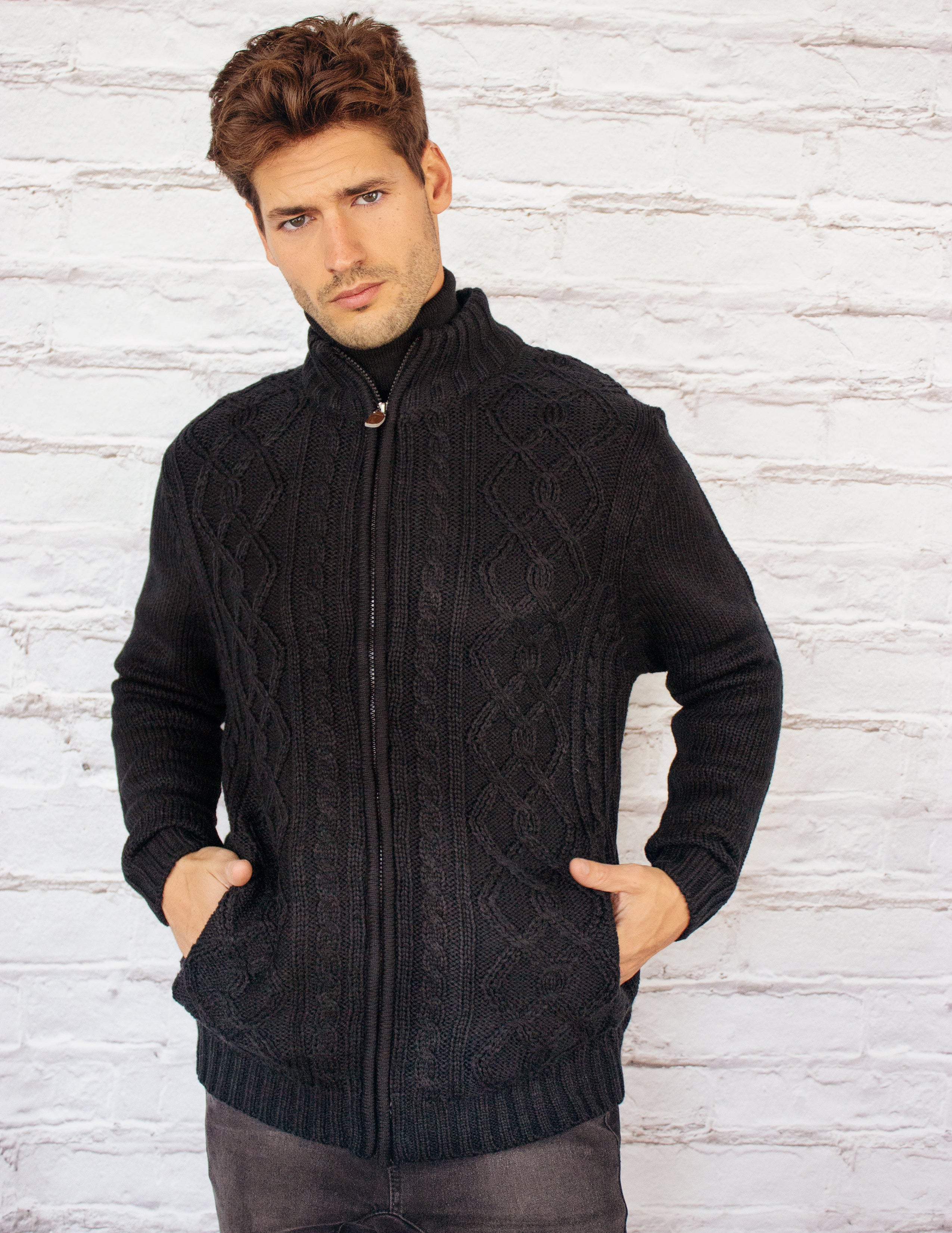 RHEA CARDIGAN - ONYX