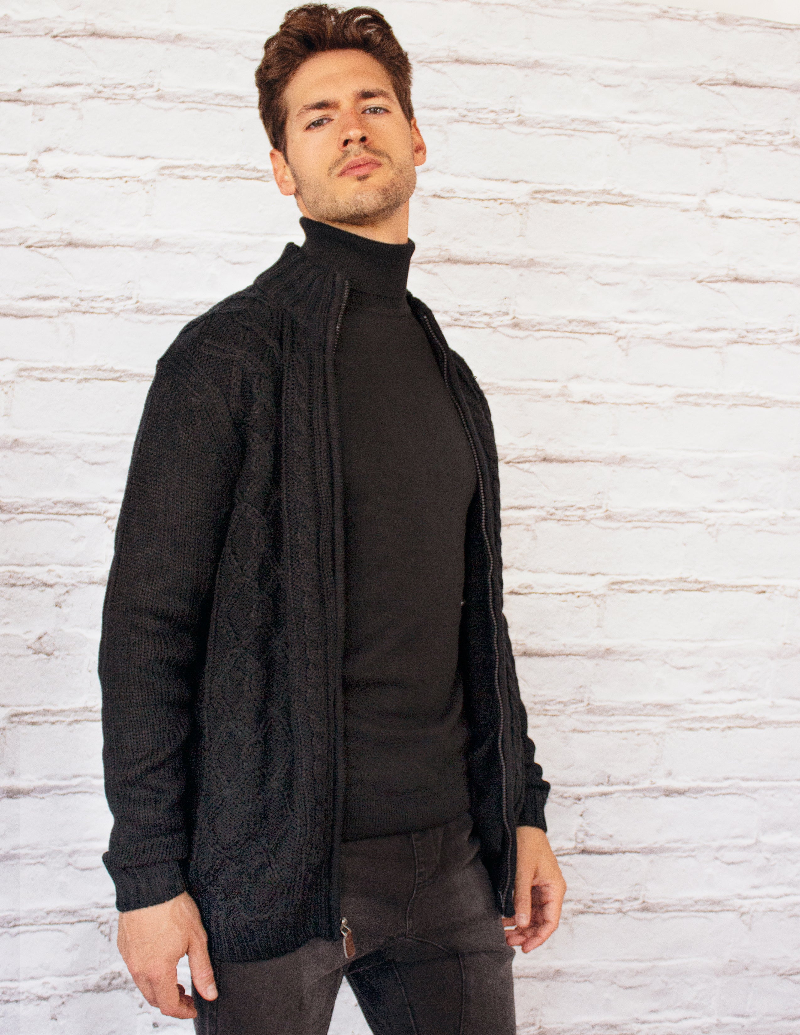 RHEA CARDIGAN - ONYX