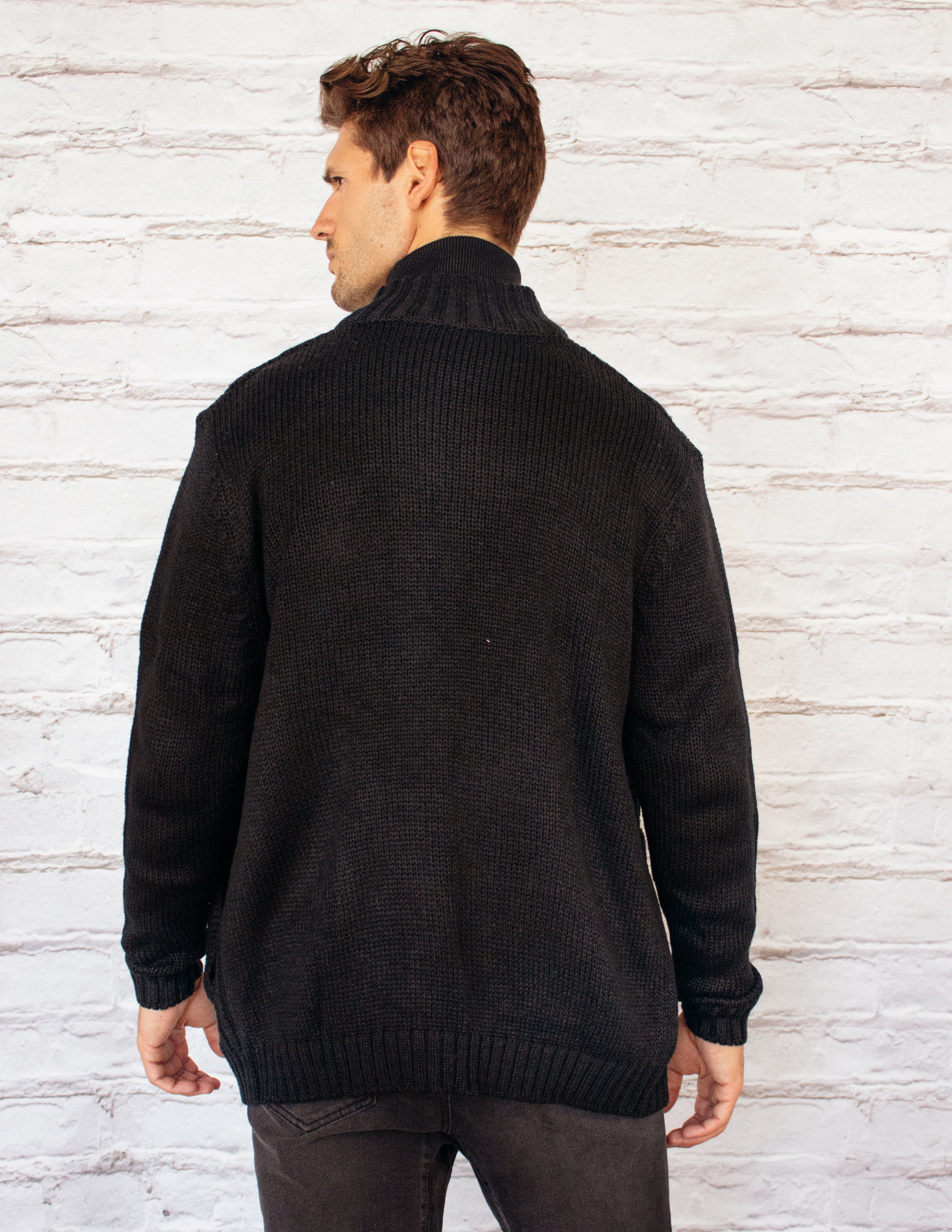 RHEA CARDIGAN - ONYX
