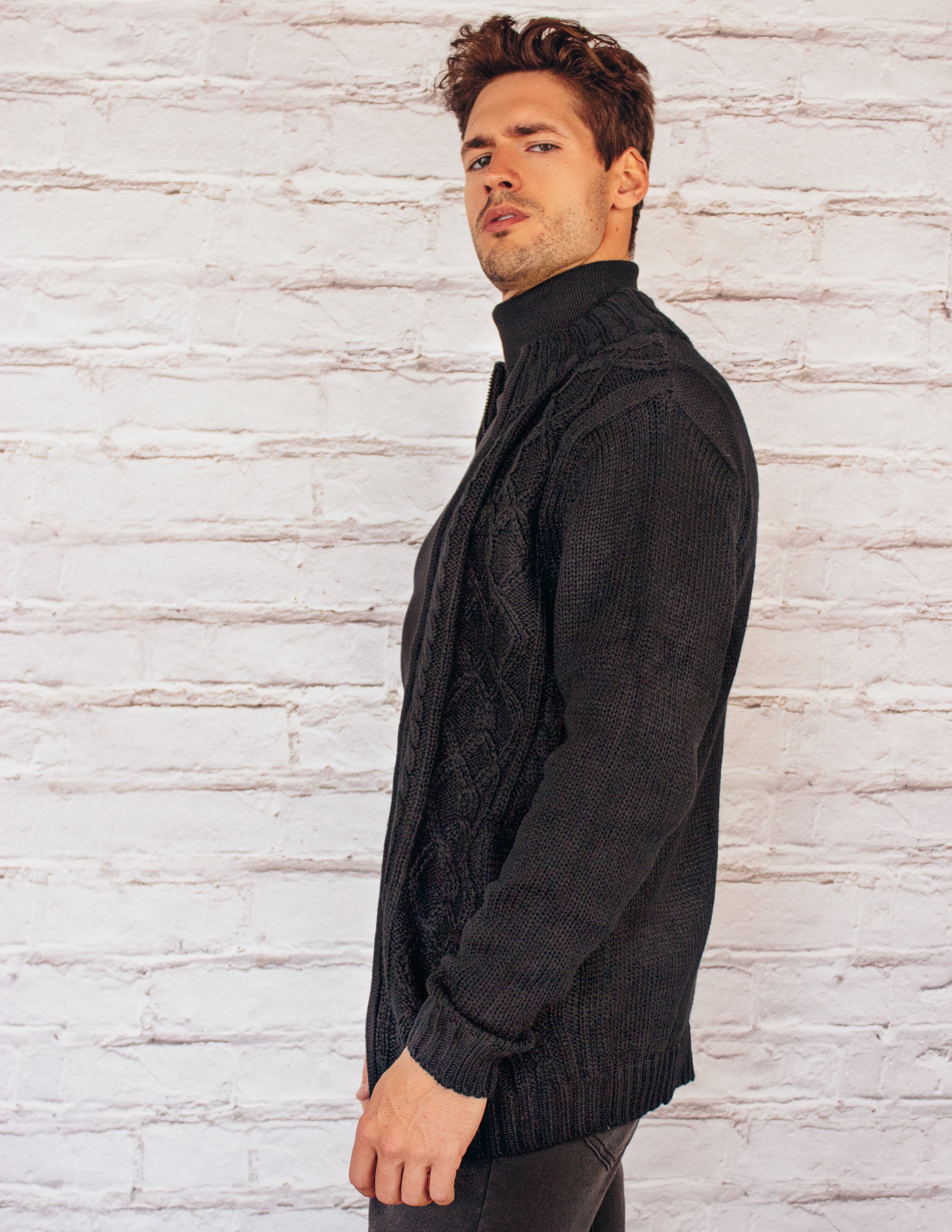 RHEA CARDIGAN - ONYX