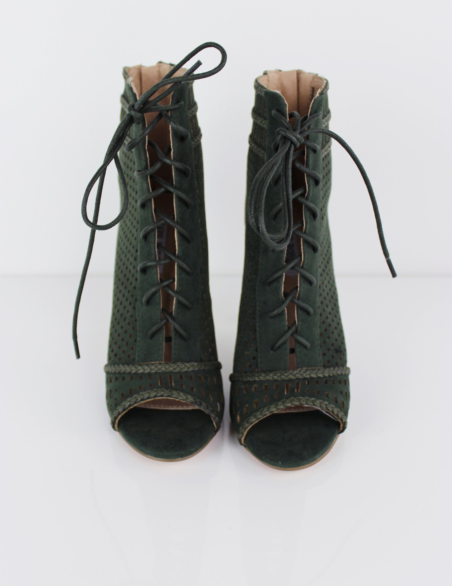 RIBA BOOTS- OLIVE - Blue District
