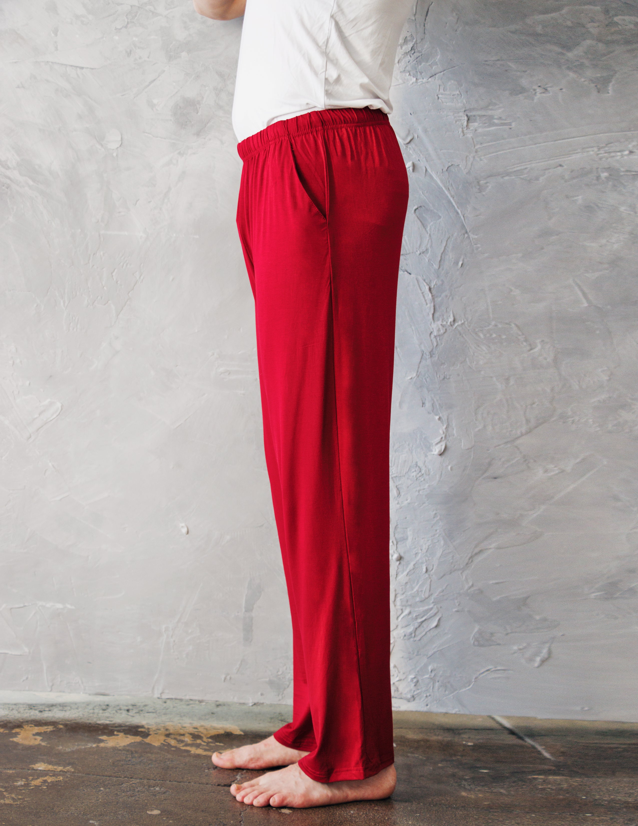 SLATON LOUNGE PANTS- CRIMSON