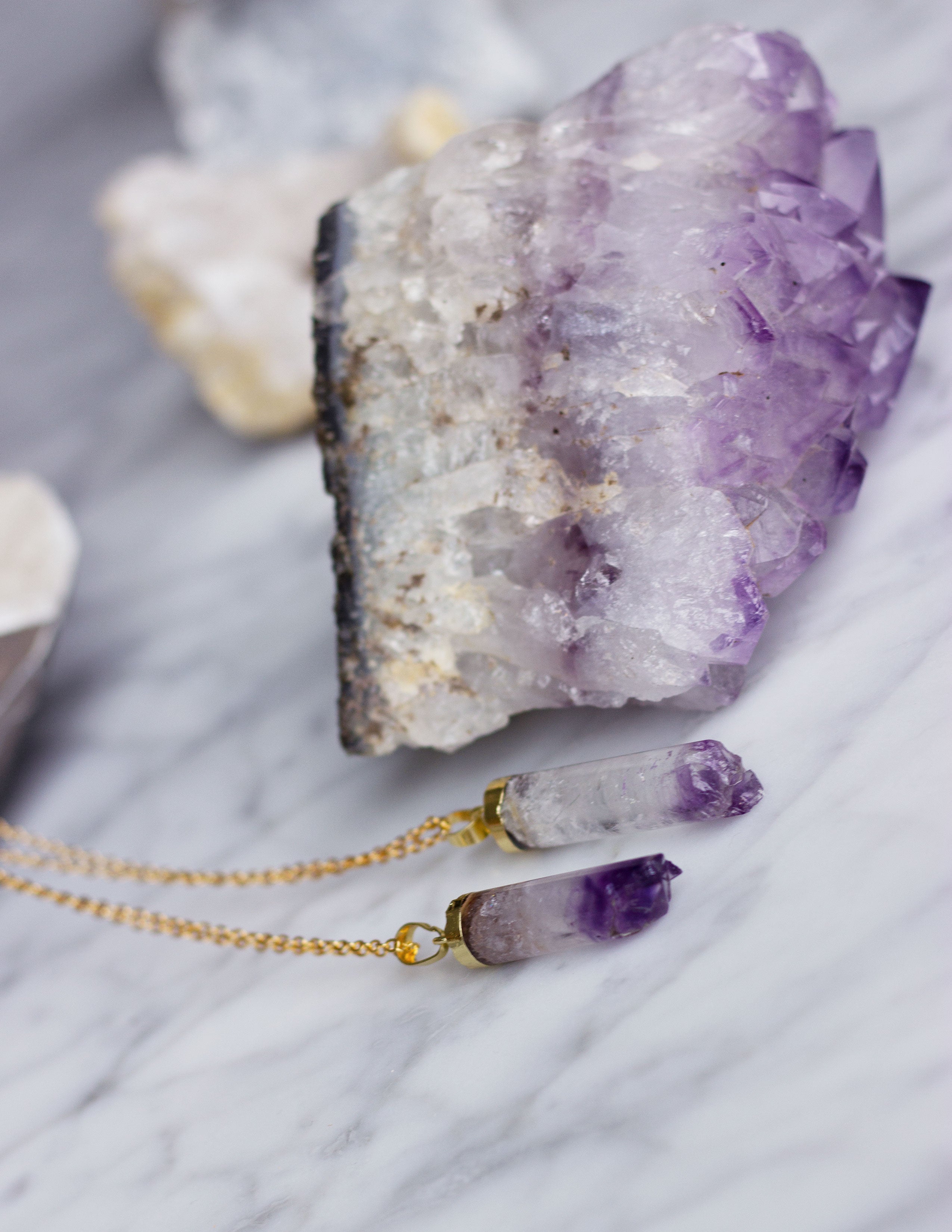 AMETHYST PENDANTS - Blue District