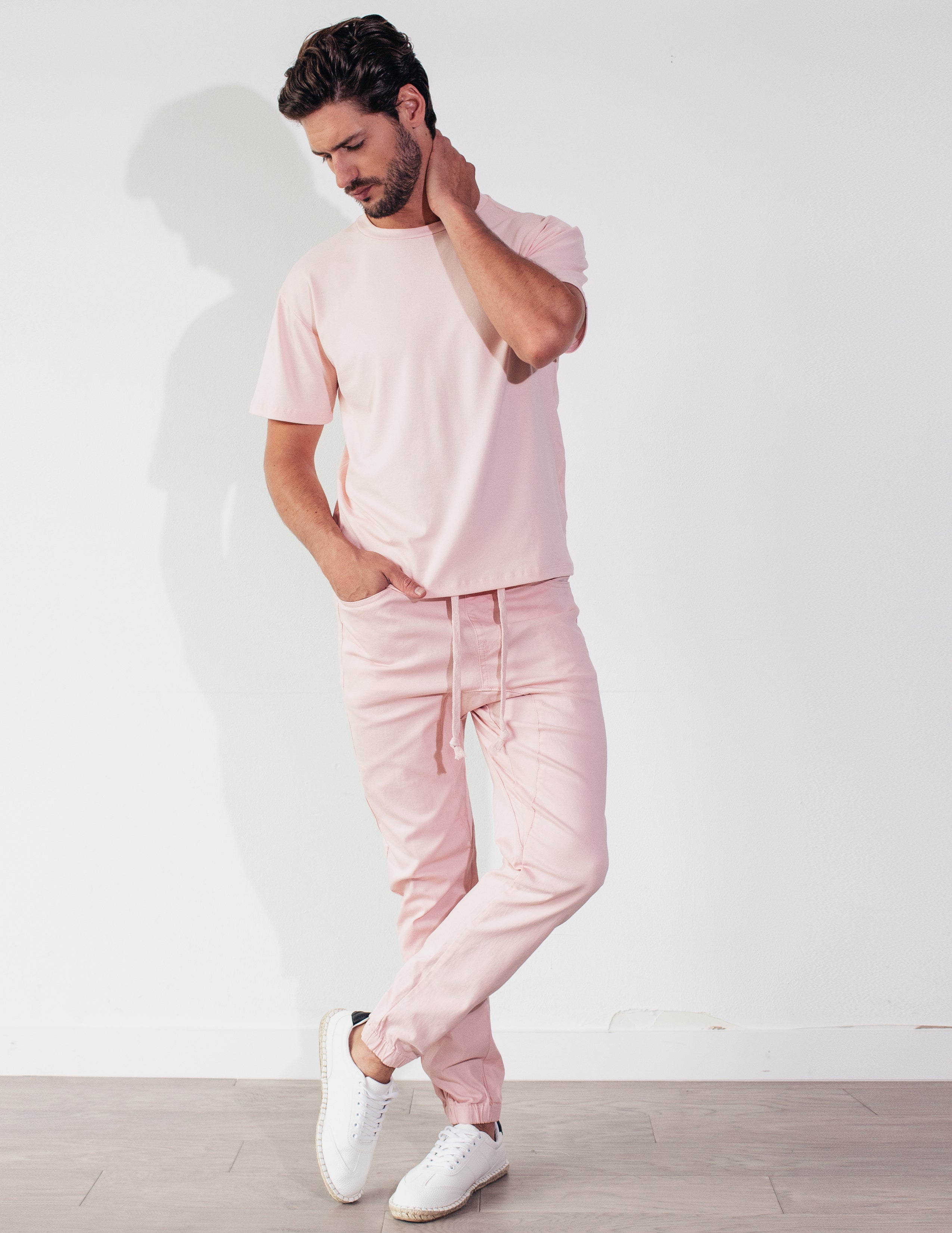 DEVOTED JOGGERS- ROSE