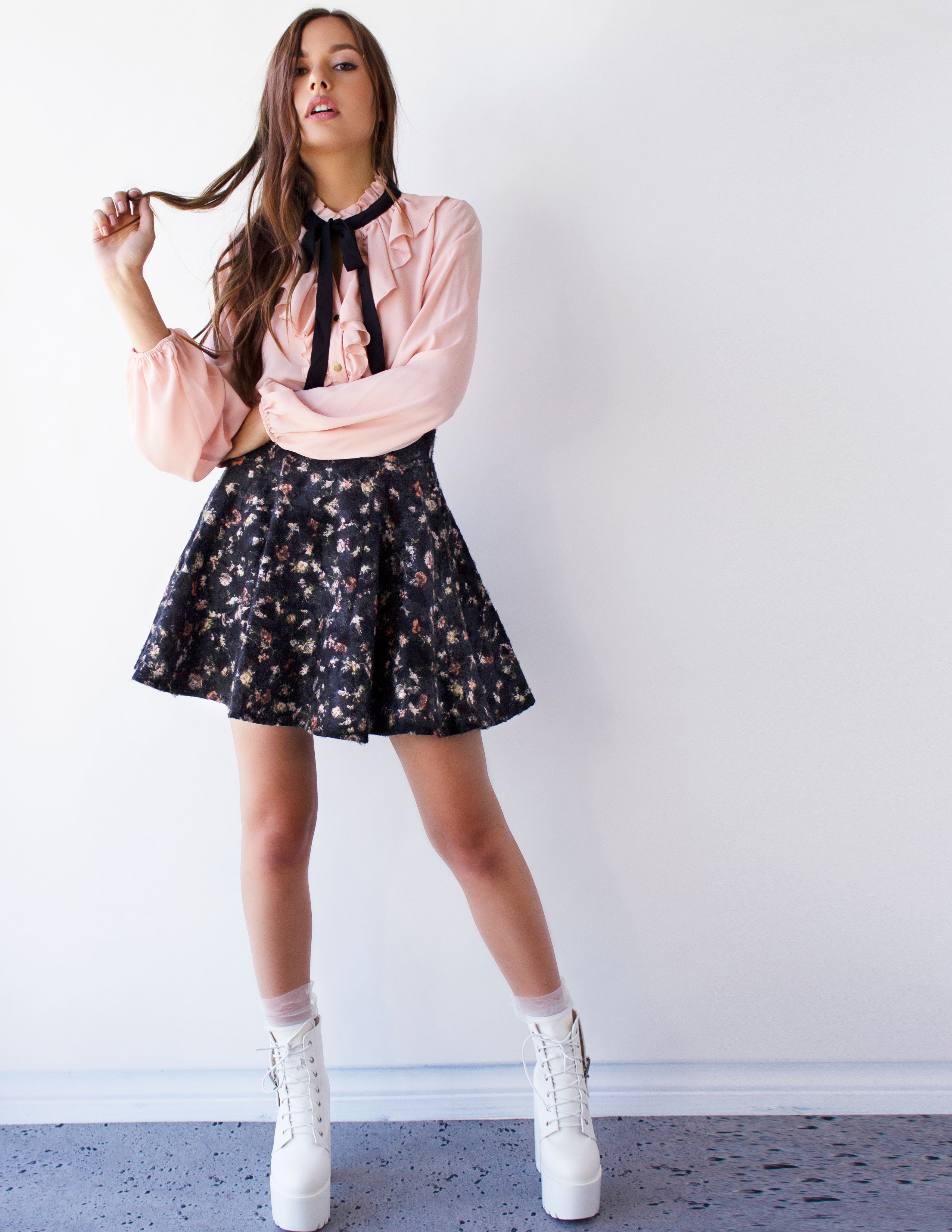UTOPIA SKIRT - Blue District