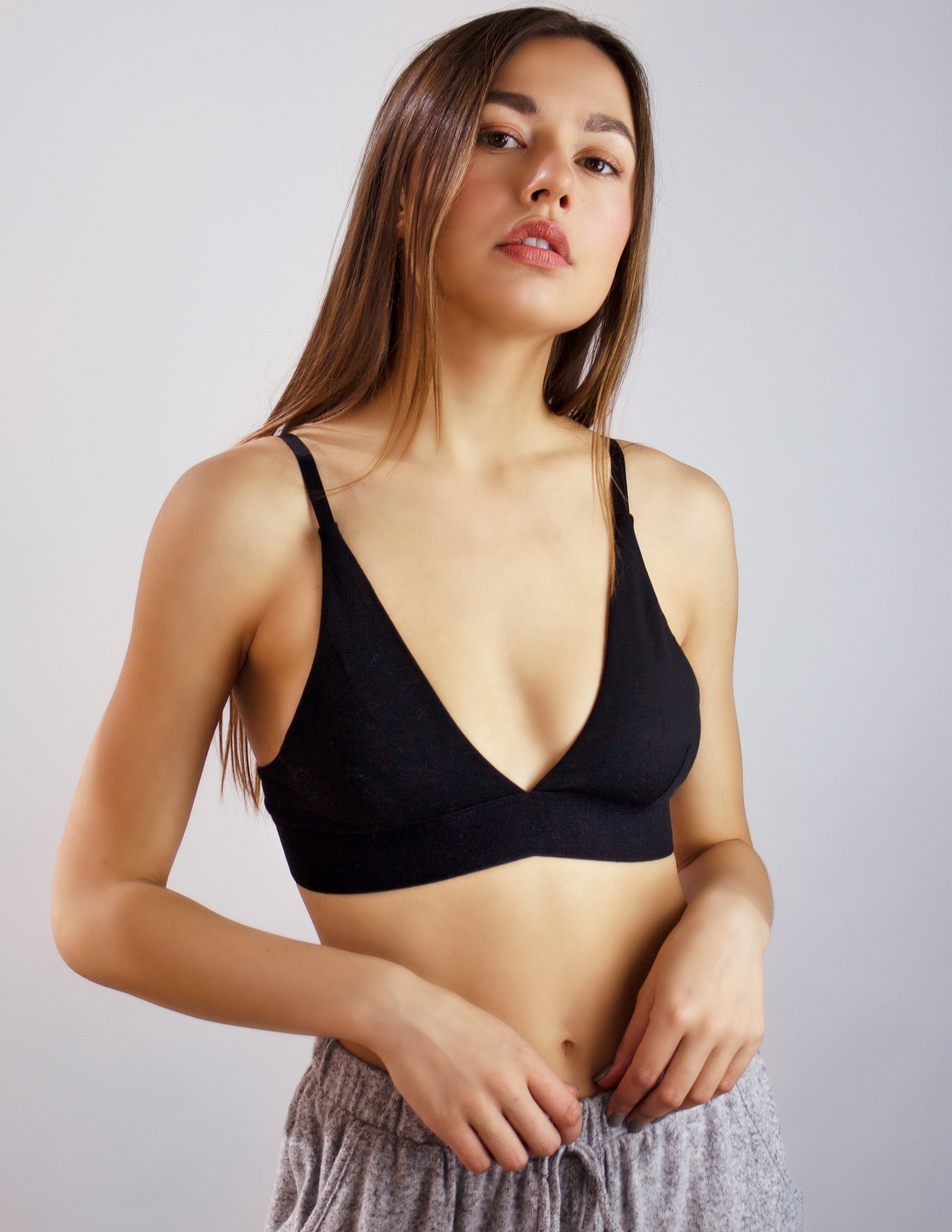 GABBRO BRALETTE- BLACK